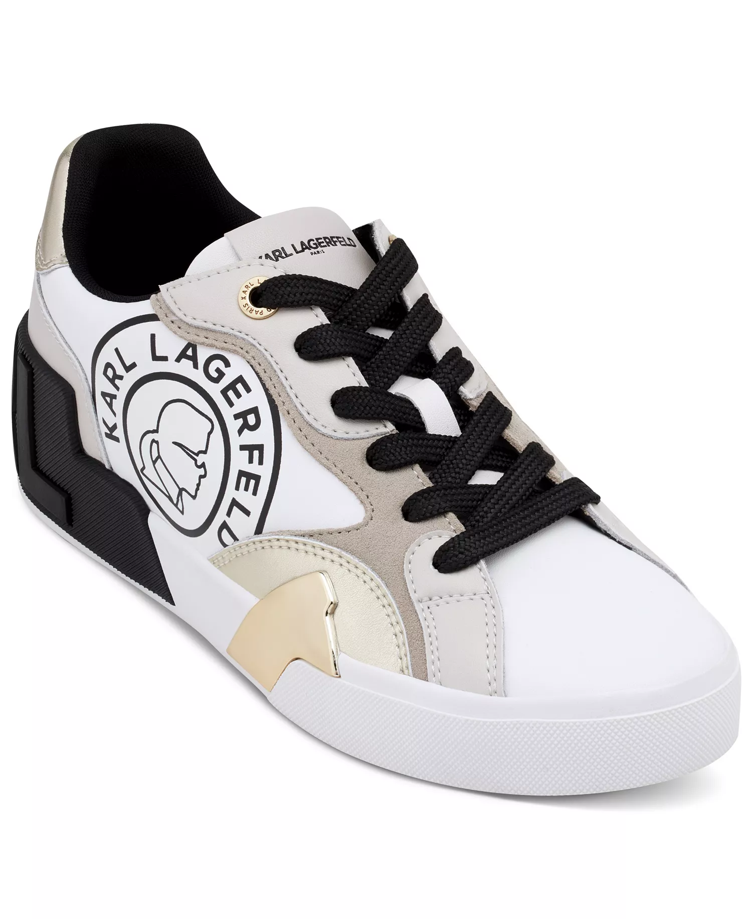 Women's Meryn Lace Up Sneakers - Bright White/Calcare - 6.5