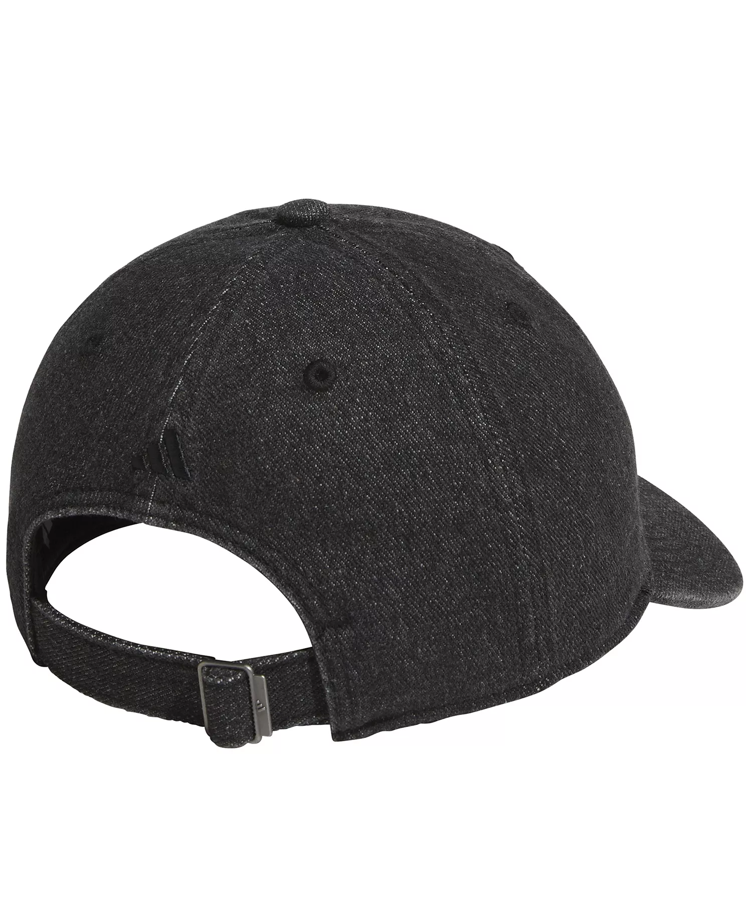 Women's Denim Strapback Hat - Black - ONE SIZE