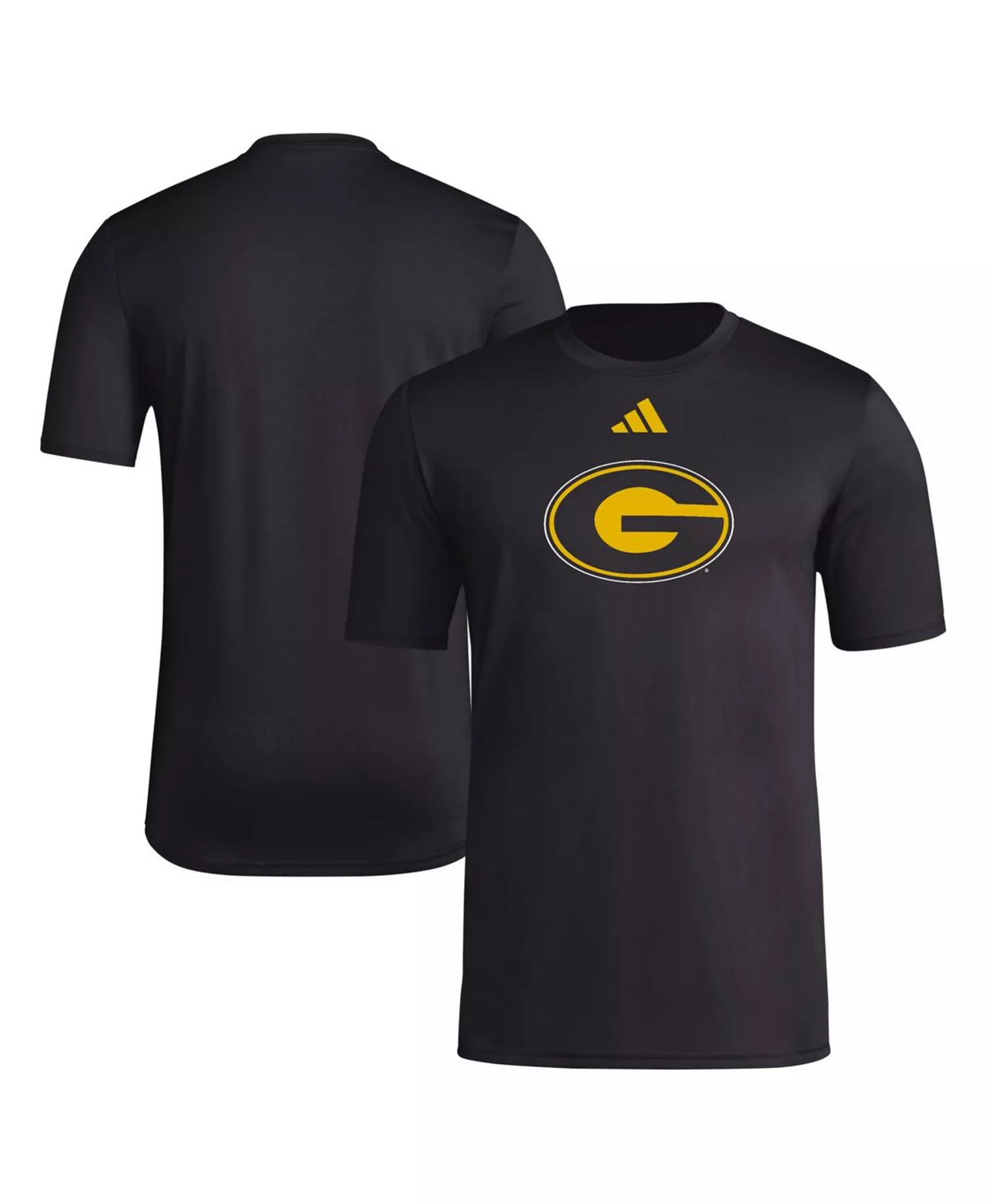 Men's Black Grambling Tigers Primary Locker Logo Pre-Game AEROREADY T-Shirt - Black - 2XL