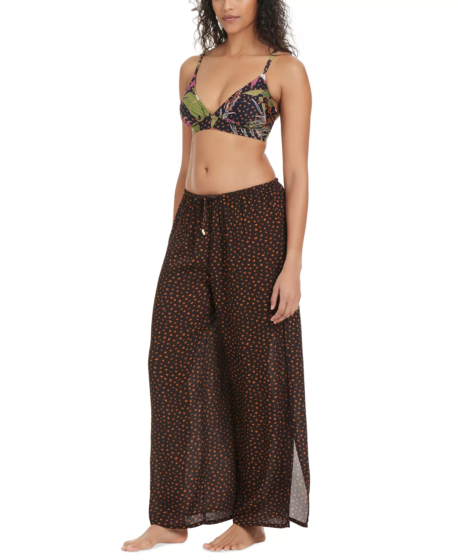 Women's Safari Heat Drawstring Pants Cover-Up, Exclusively at Macy's - Multi - S