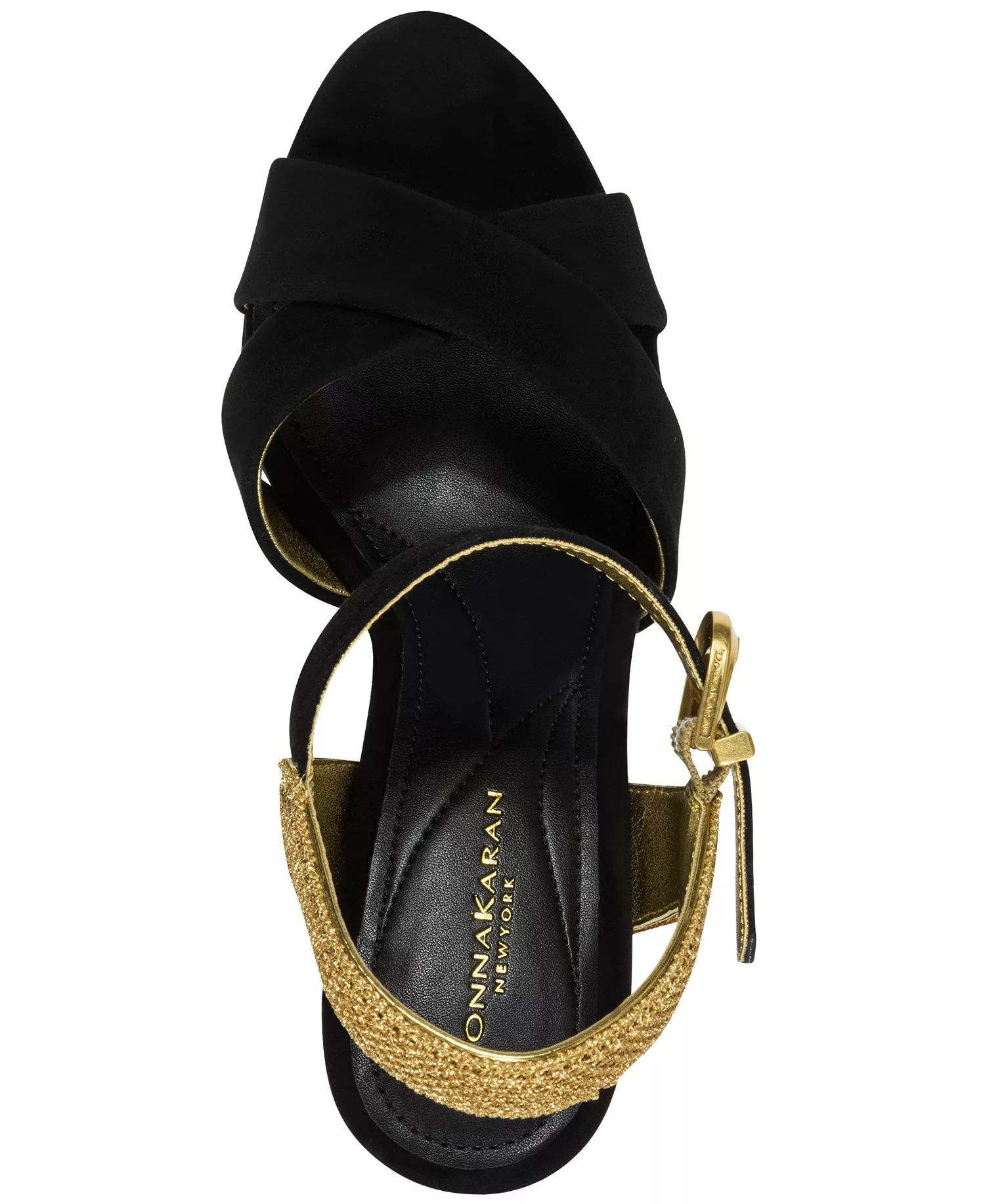Women's Stefania Platform Sandals - Black/Gold - 10M