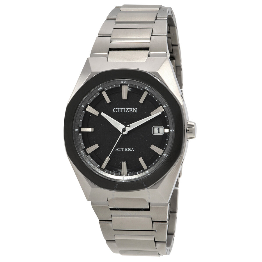 Citizen Attesa Eco-Drive Black Dial Men's Watch