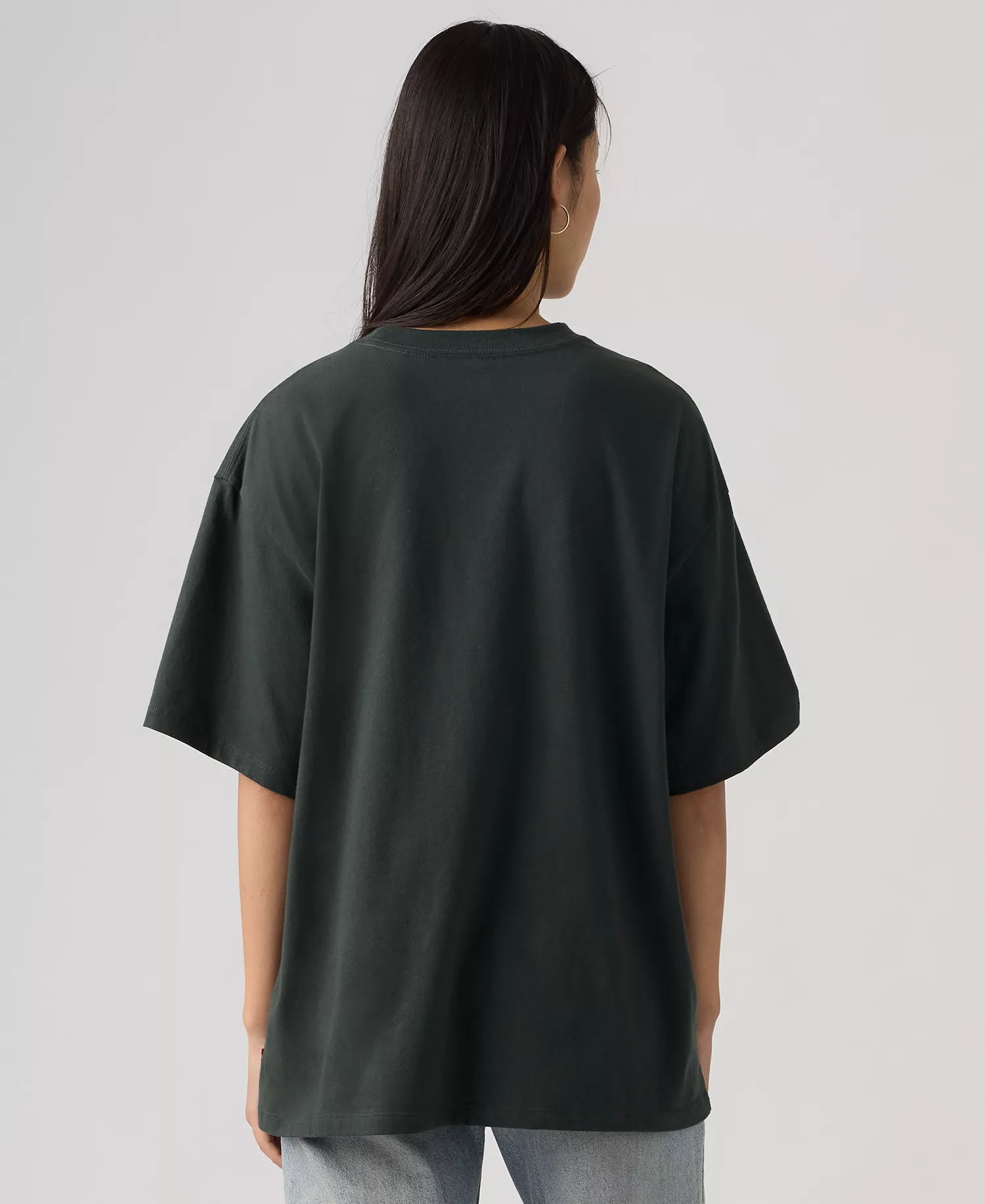 Women's Graphic Short Stack T-Shirt - Batwing Turntable Pirate Black - L