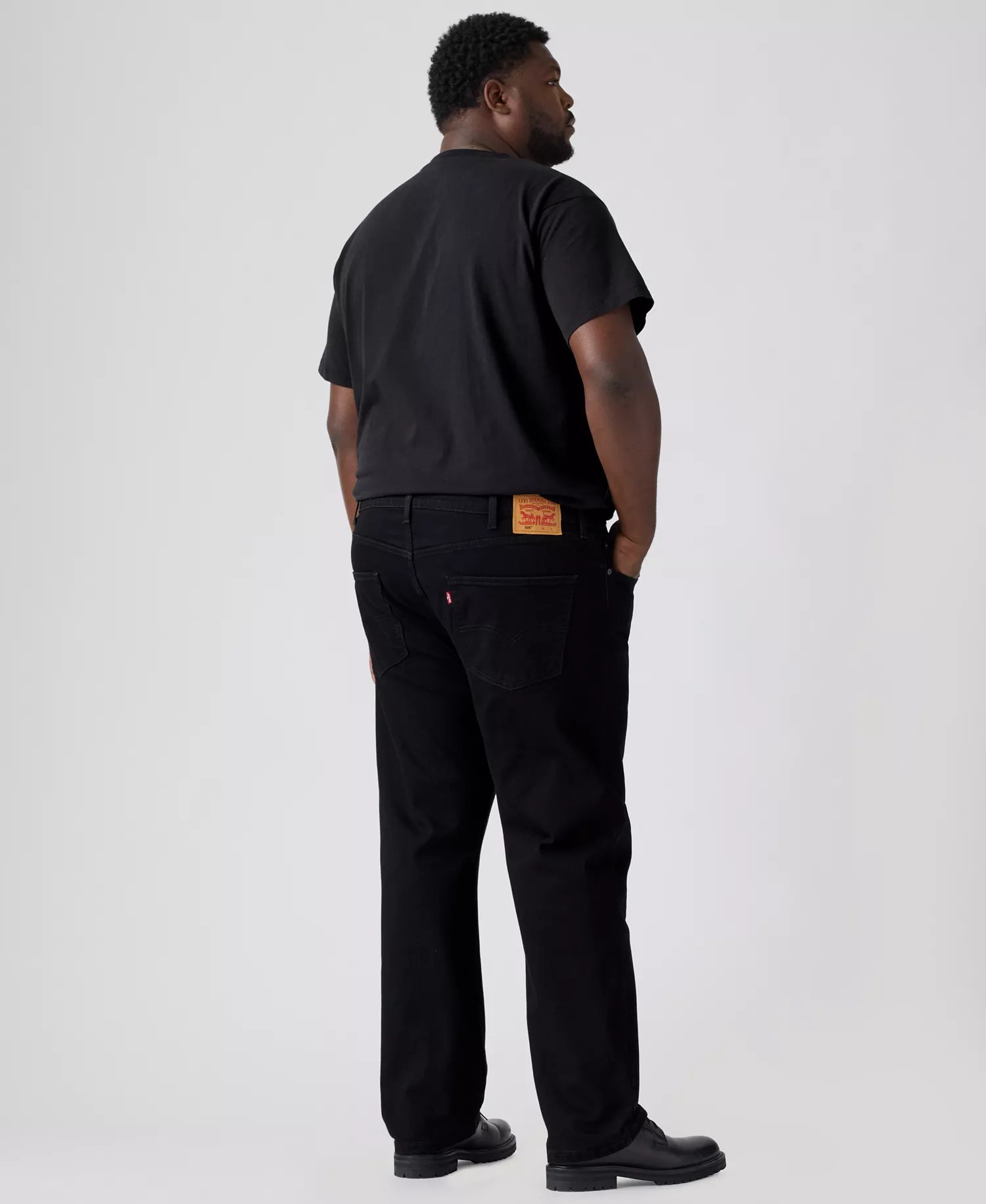 Levis Mens Big & Tall 506 Comfort Jean - Black - 36