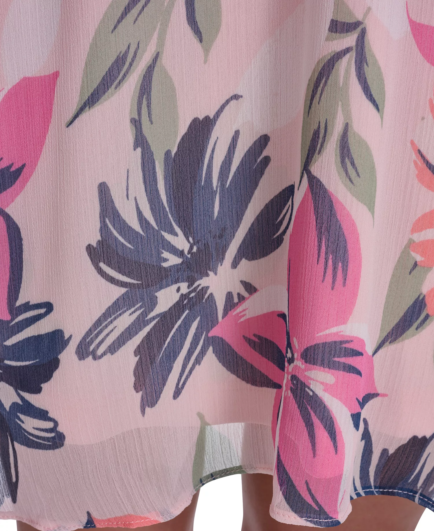 Women's Bell-Sleeve Trapeze V-Neck Dress - Blossom Multi - 10