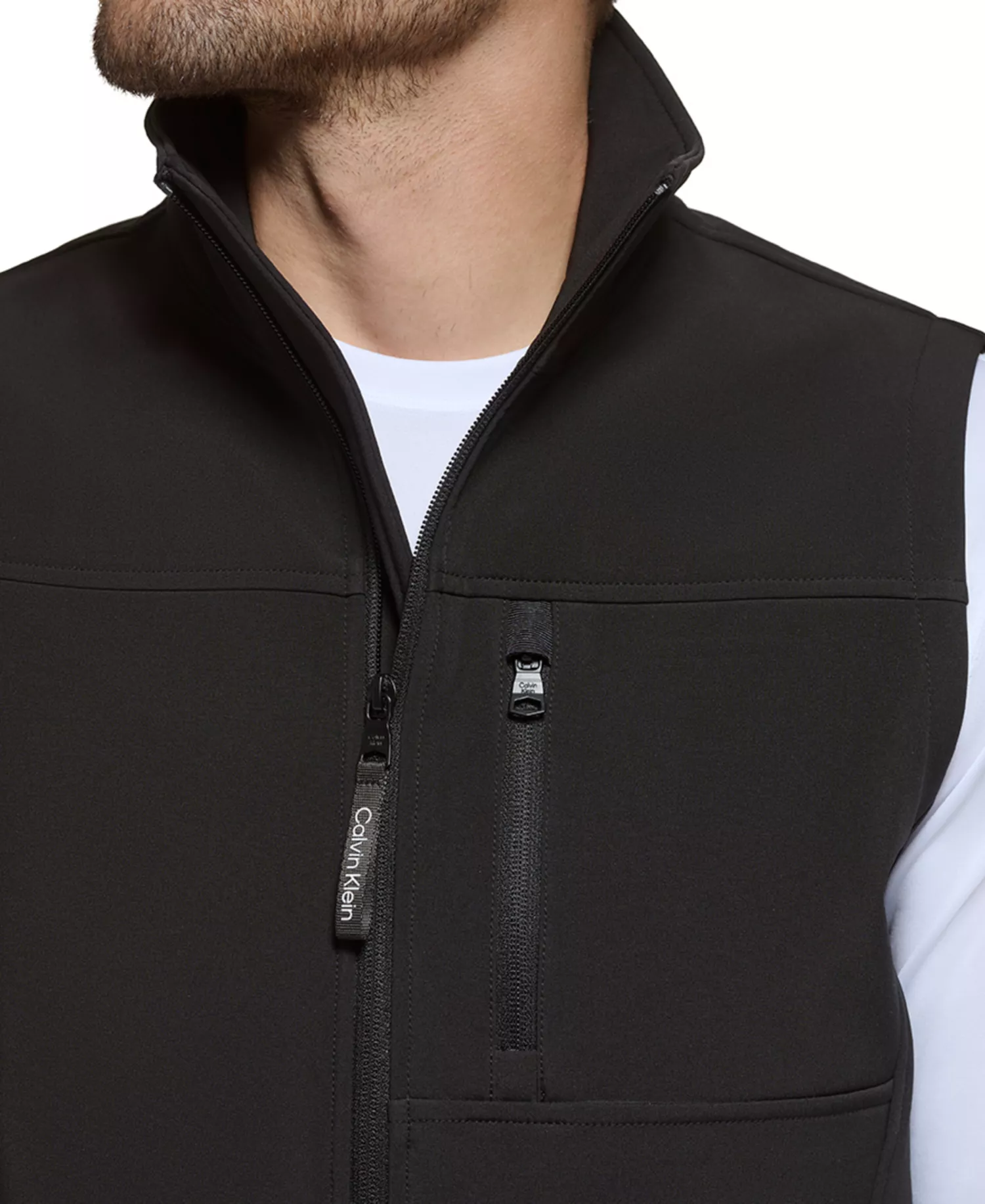 Men's Infinite Stretch Soft Shell Vest - Black - 2XL