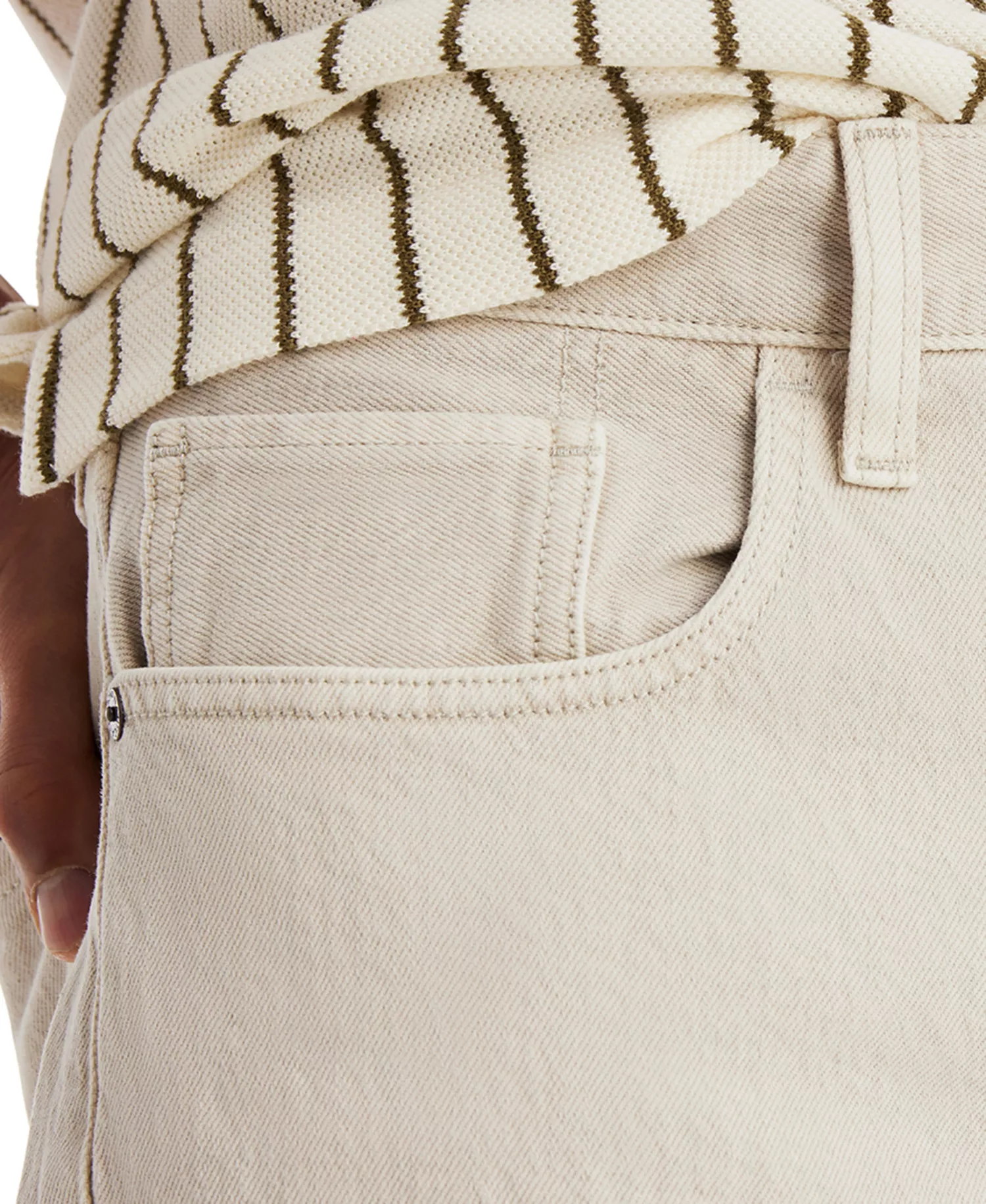 Men's Straight-Fit Denim Pants - Cement - 40x30