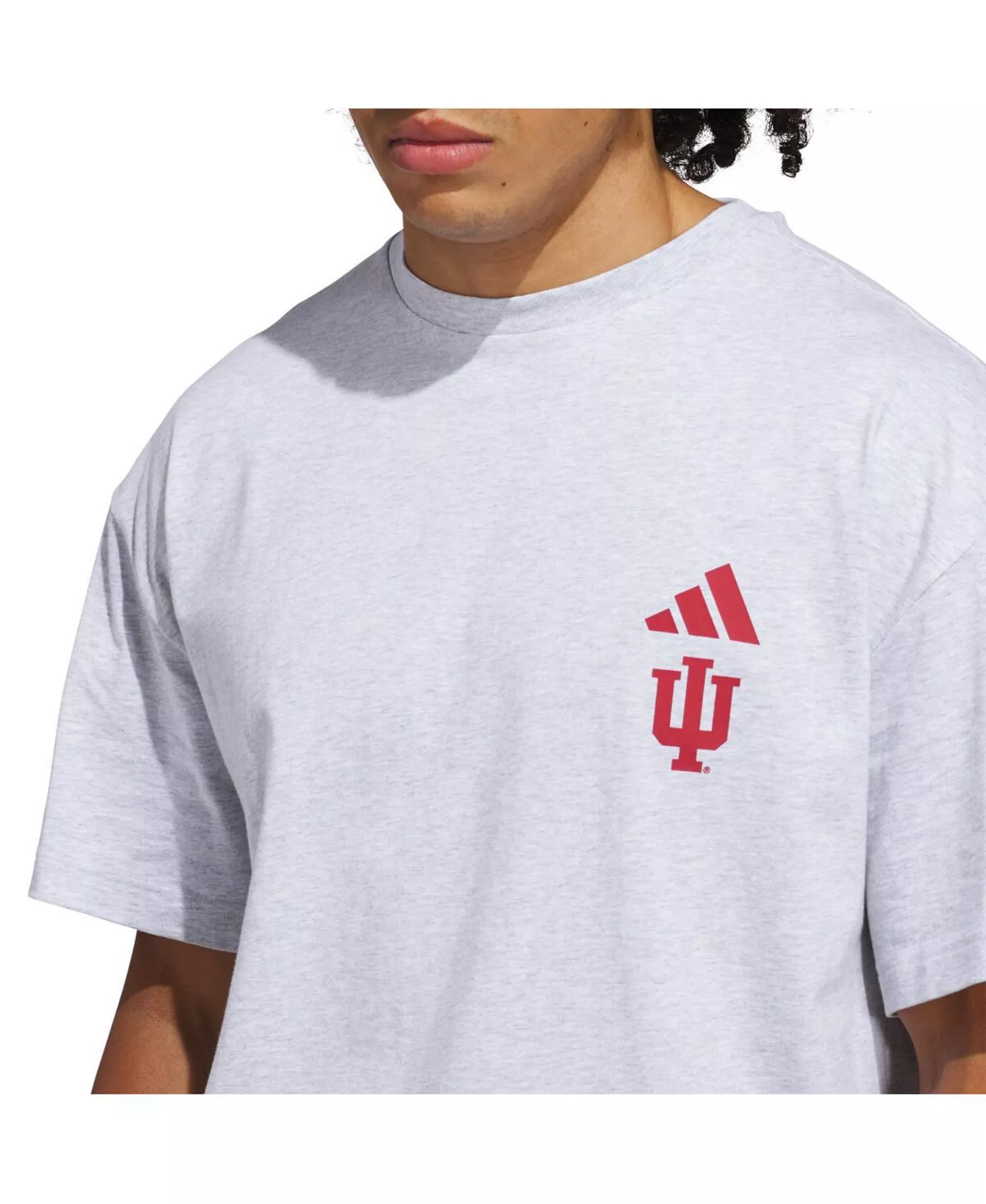 Men's Gray Indiana Hoosiers Off-Court T-Shirt - Gray - 2XL