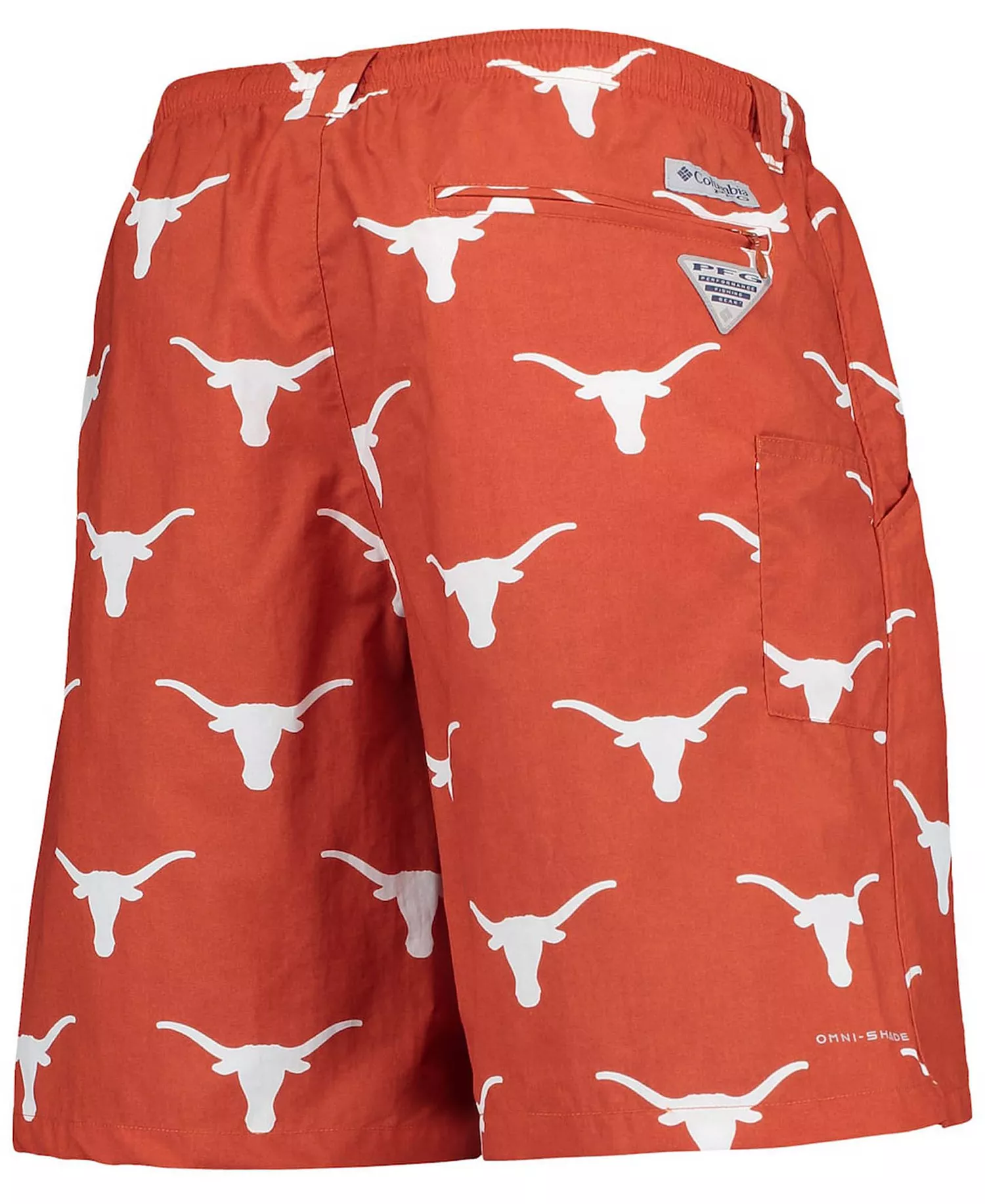 Men's Texas Orange Texas Longhorns Backcast II Omni-Shade Hybrid Shorts - Texas Orange - M