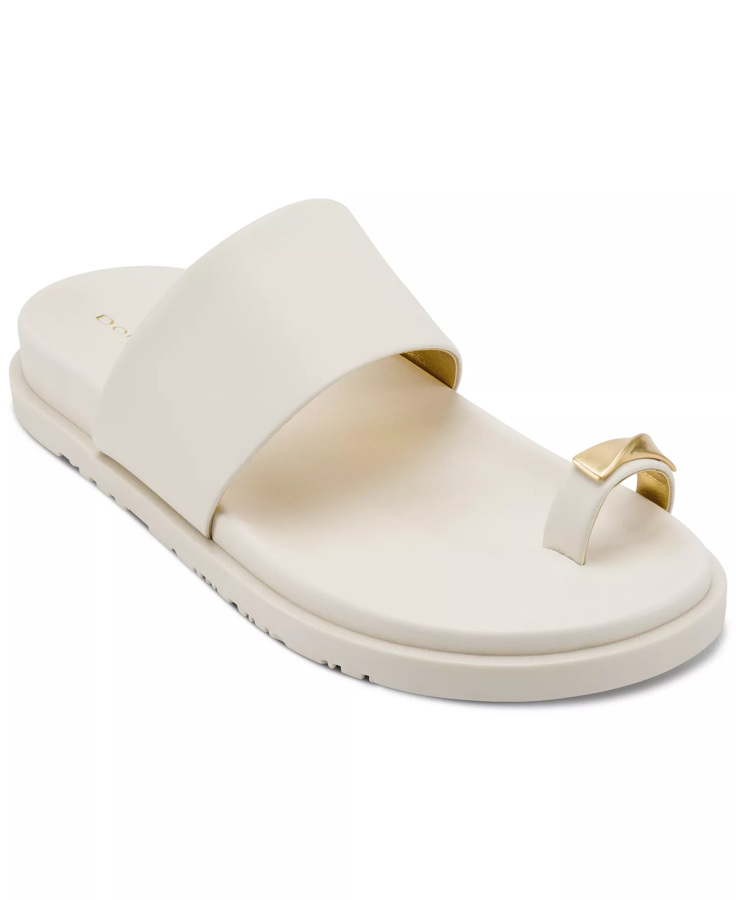 Women's Hooper Toe Ring Flat Sandals - Ivory - 10