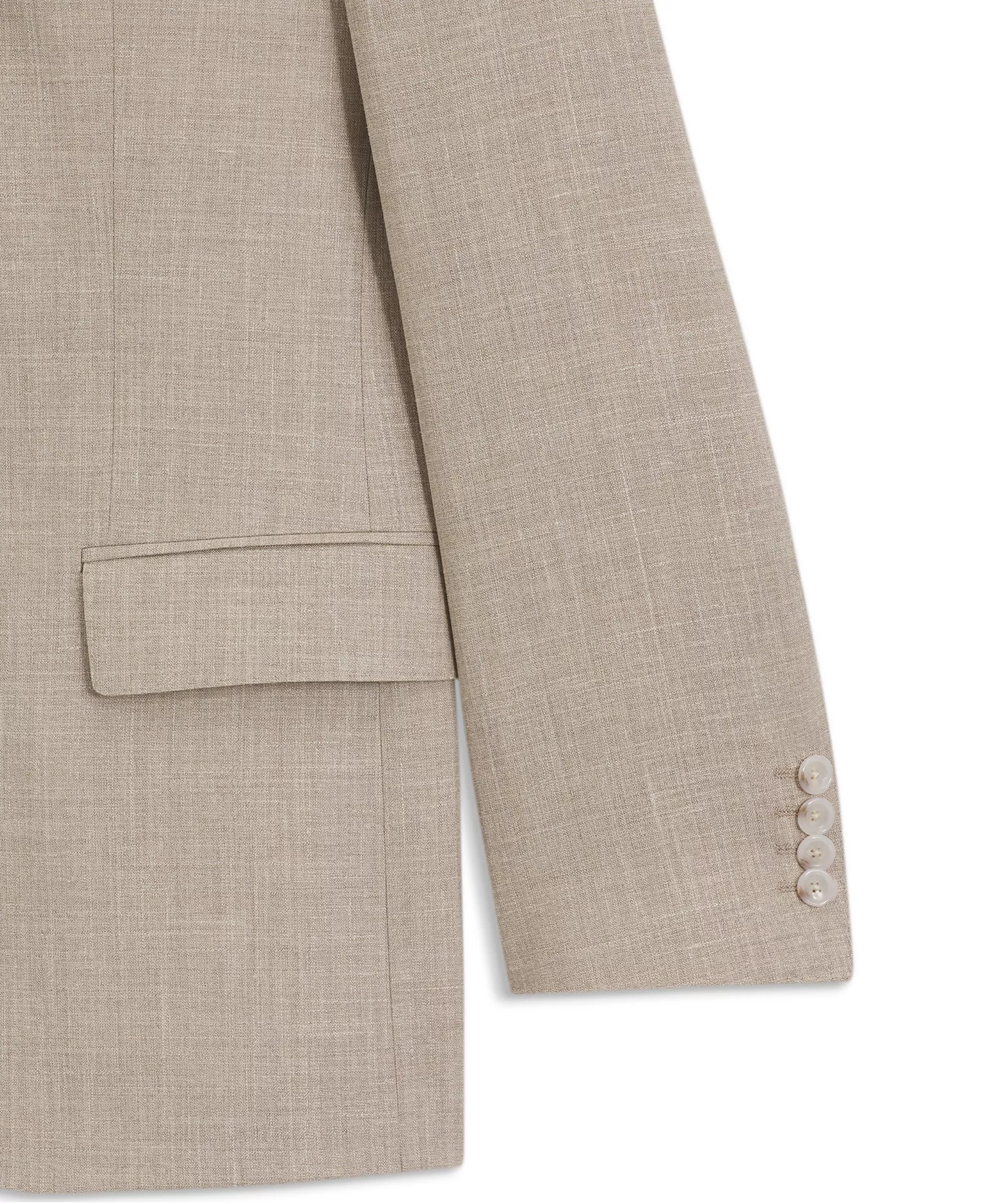 BECKHAM x BOSS Men's Two-Piece Slim-Fit Suit - Open Beige - 36R