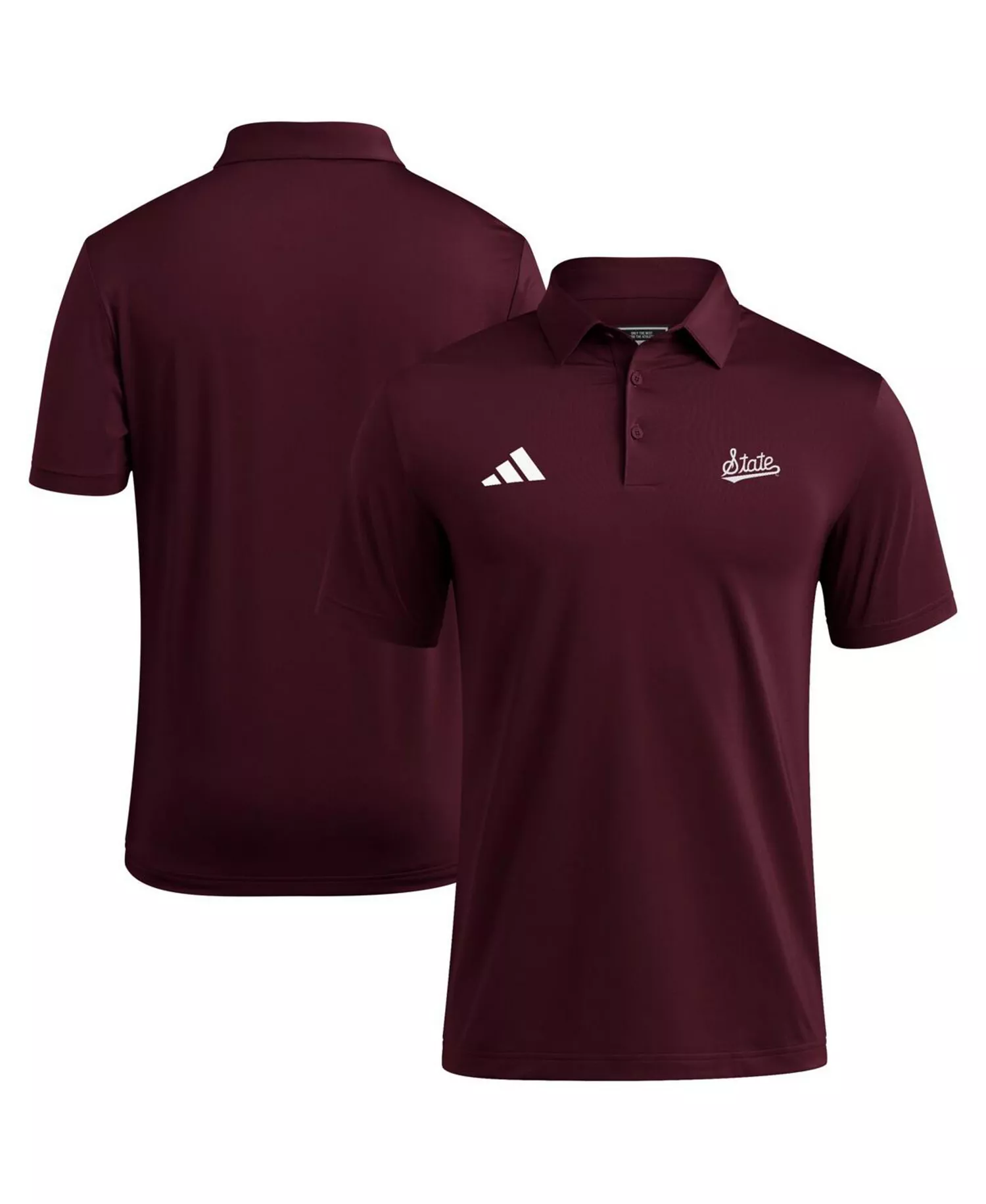 Men's Maroon Mississippi State Bulldogs Ultimate 365 Polo Shirt - Maroon - 2XL