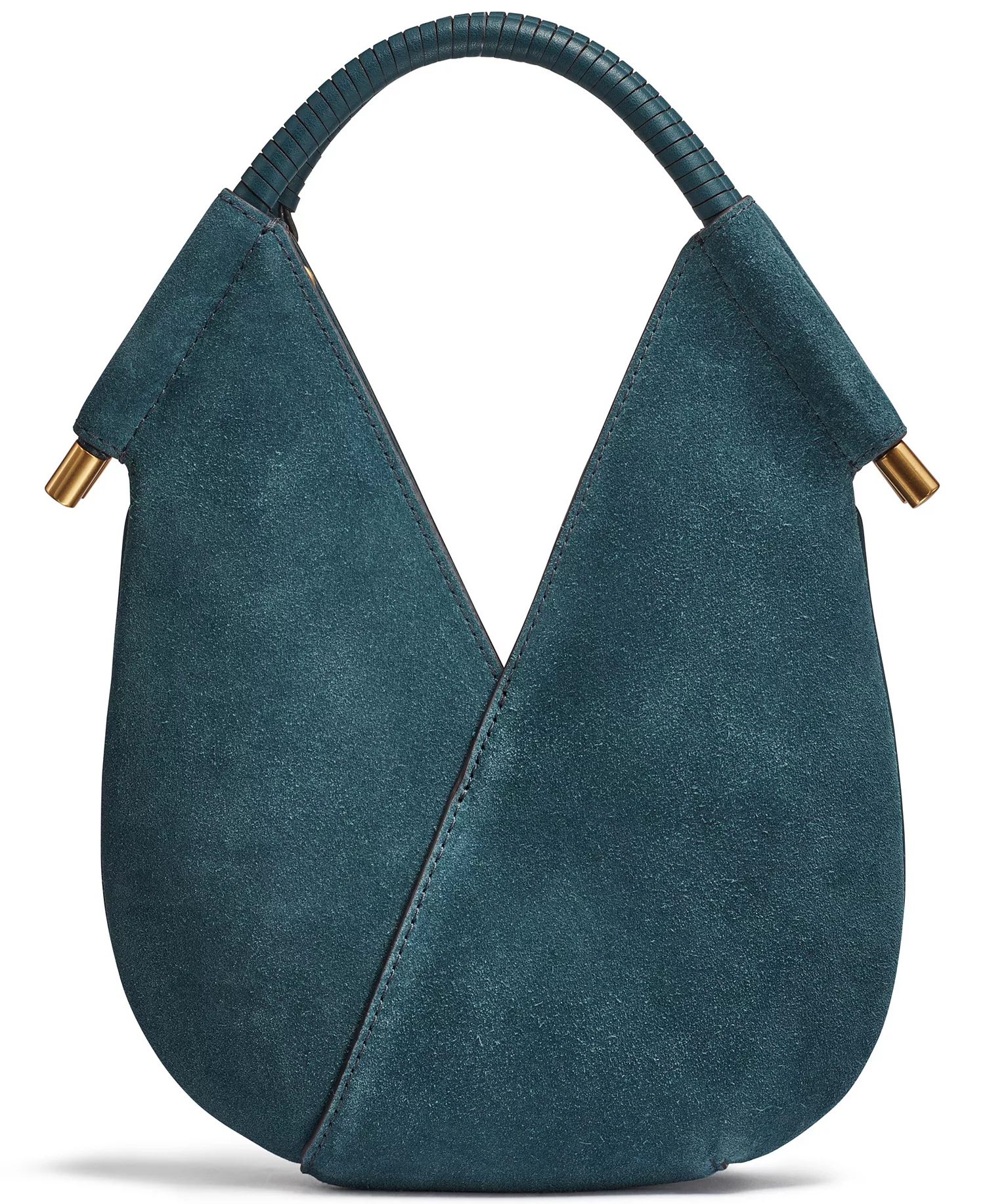 Suede Micro Crossbody Bag with Charm Hangoff - Hudson - NO SIZE