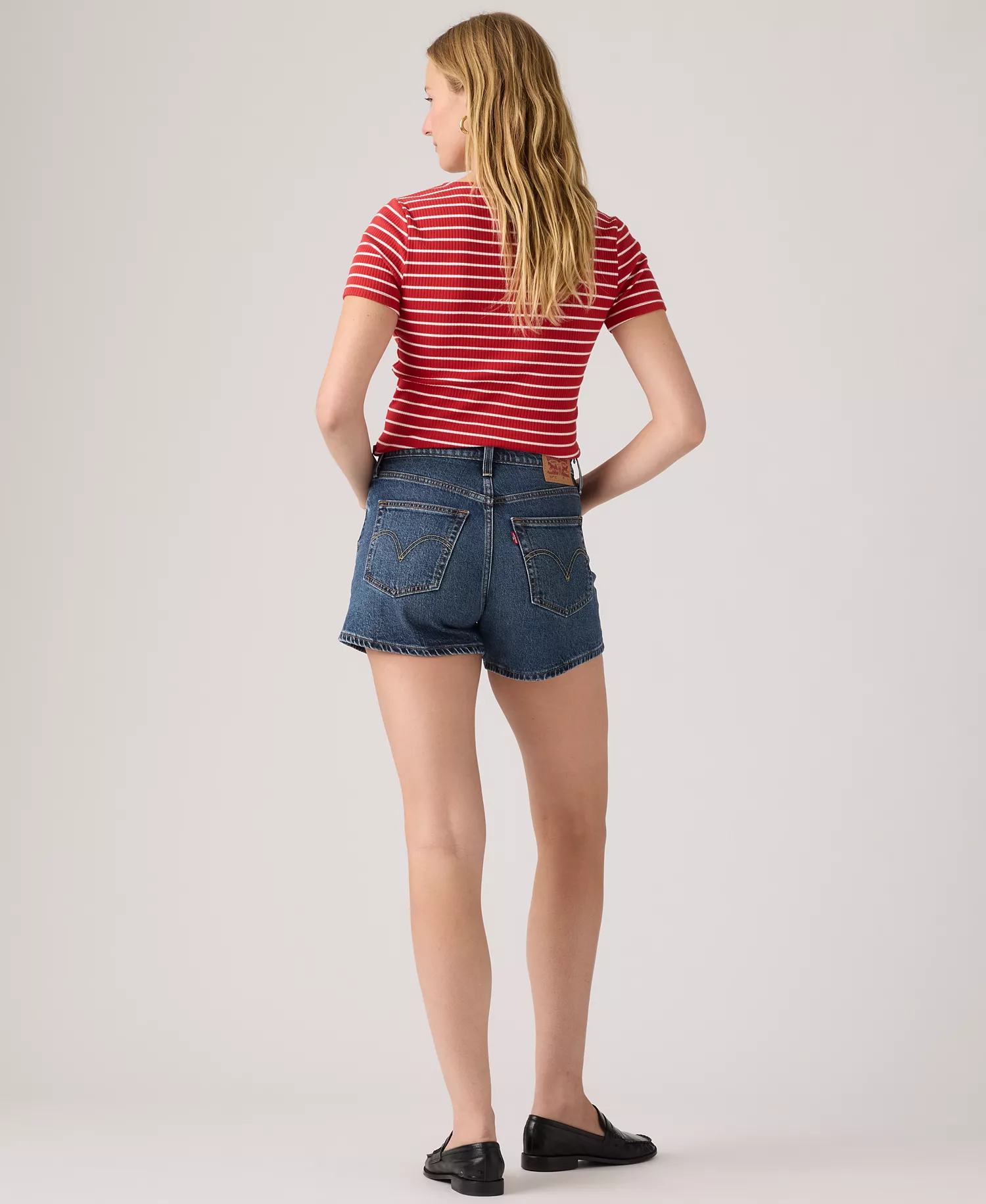 Women's 501 Curve Denim Shorts - Beleive Not - 24