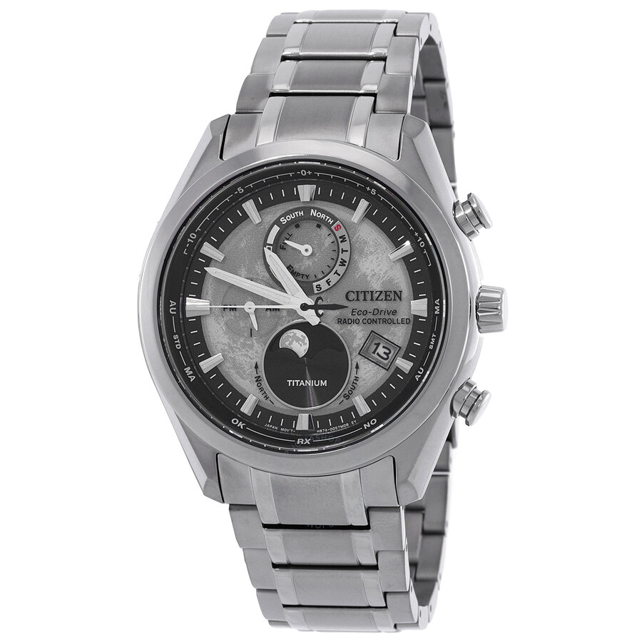 Citizen Tsuki-yomi A-T Perpetual World Time Grey Dial Men's Watch