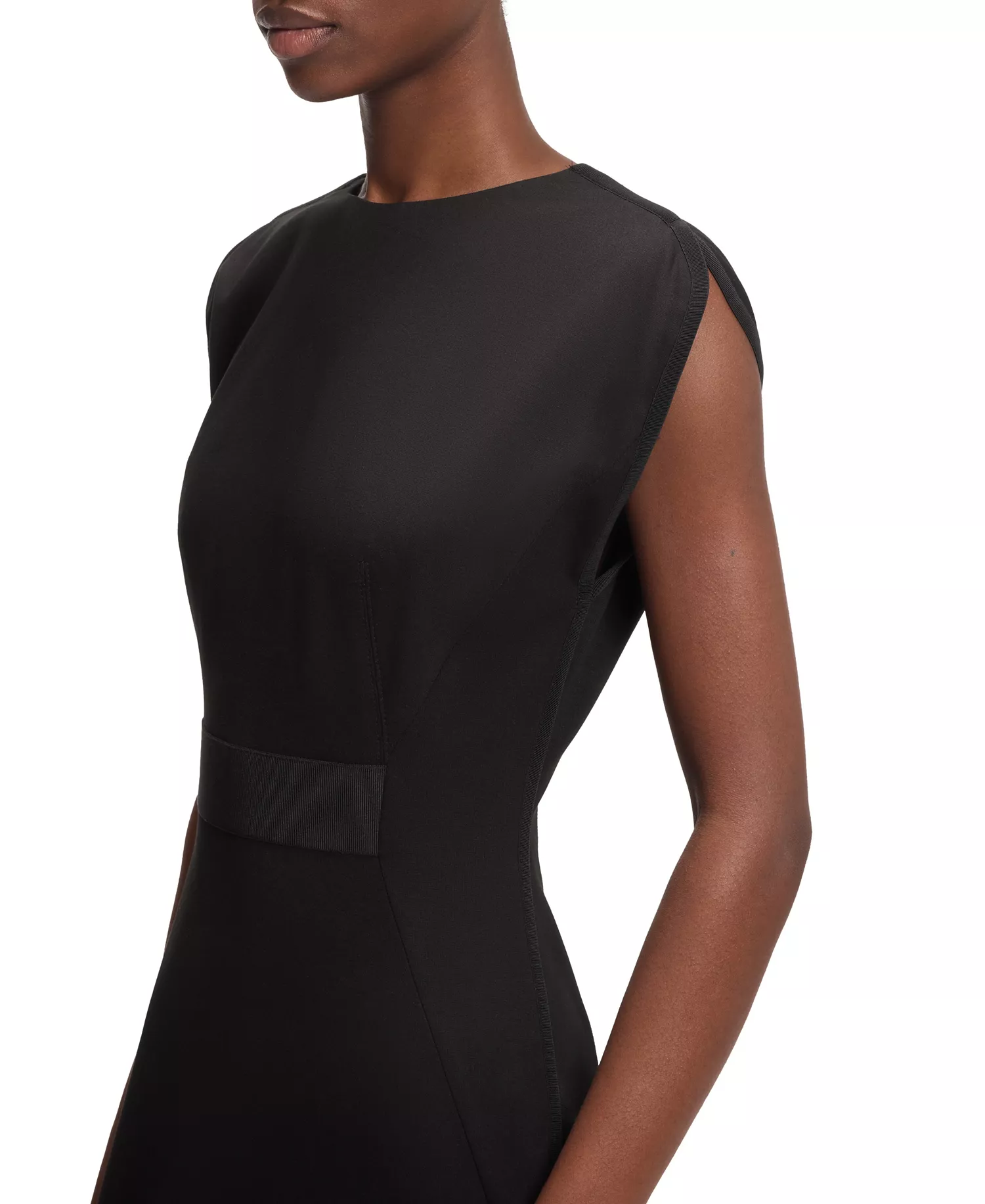 BOSS by Women's Waistband Detail Stretch-Jersey Dress - Black - 0