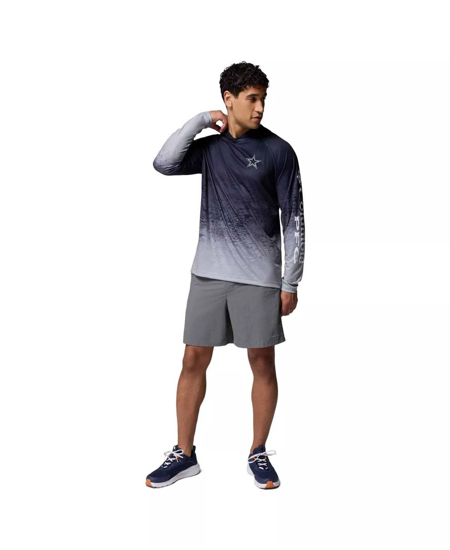 Men's Navy Dallas Cowboys Super Terminal Tackle Hoodie - Navy - XL