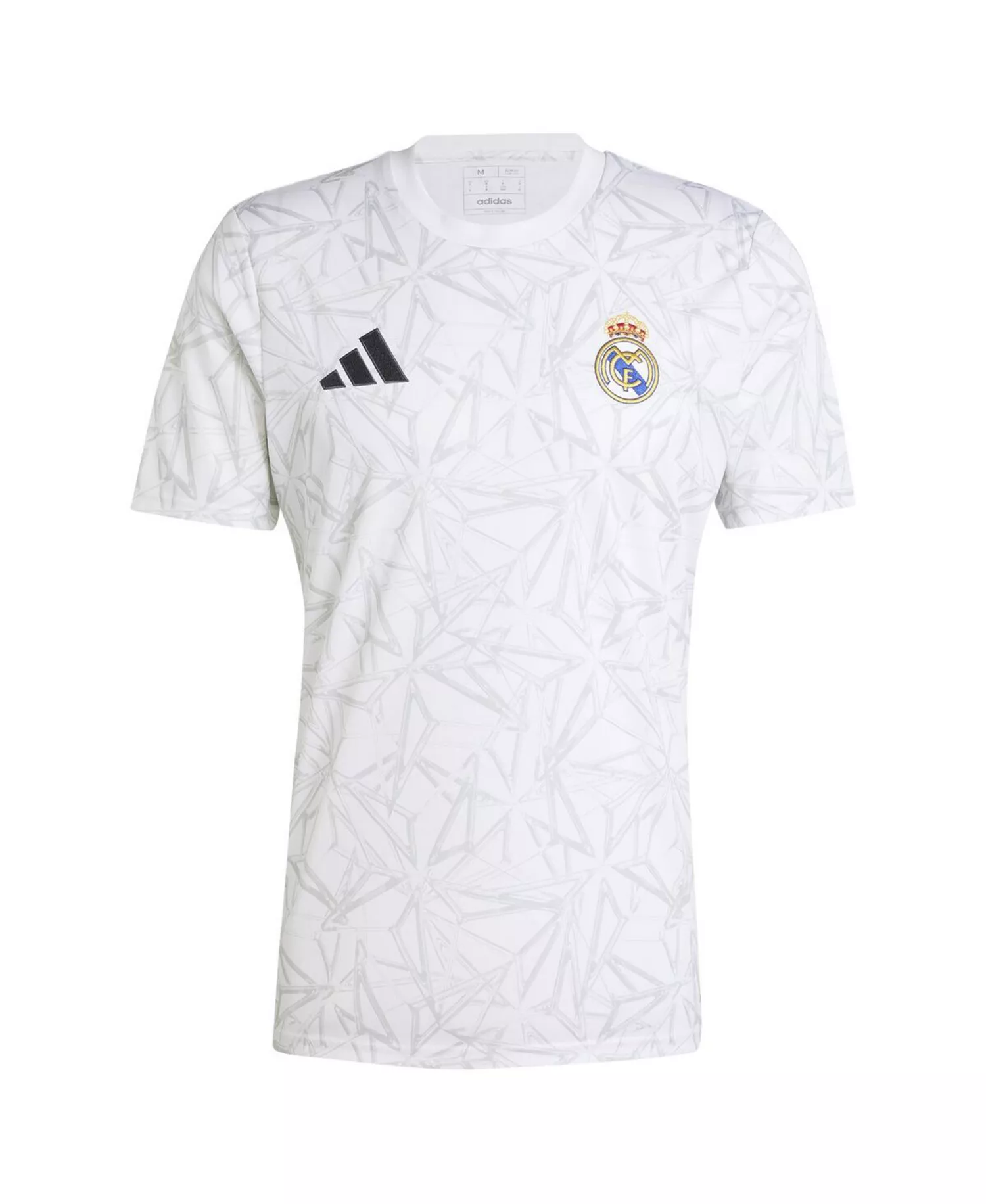 Men's White Real Madrid 2024/25 Pre-Match Top - White - 2XL