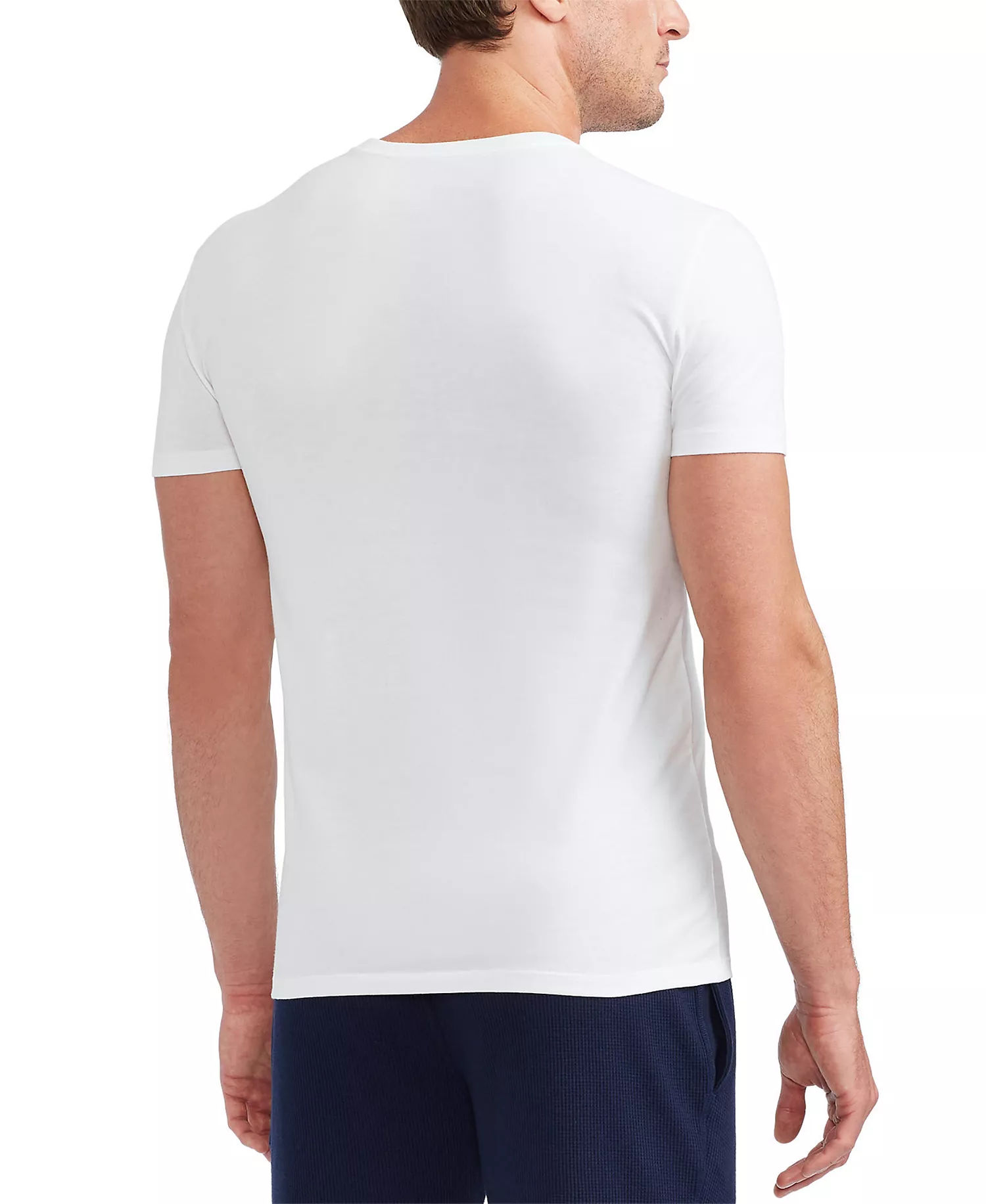 Men's 3-Pack Big and Tall Crewneck Undershirts - Black - 1X