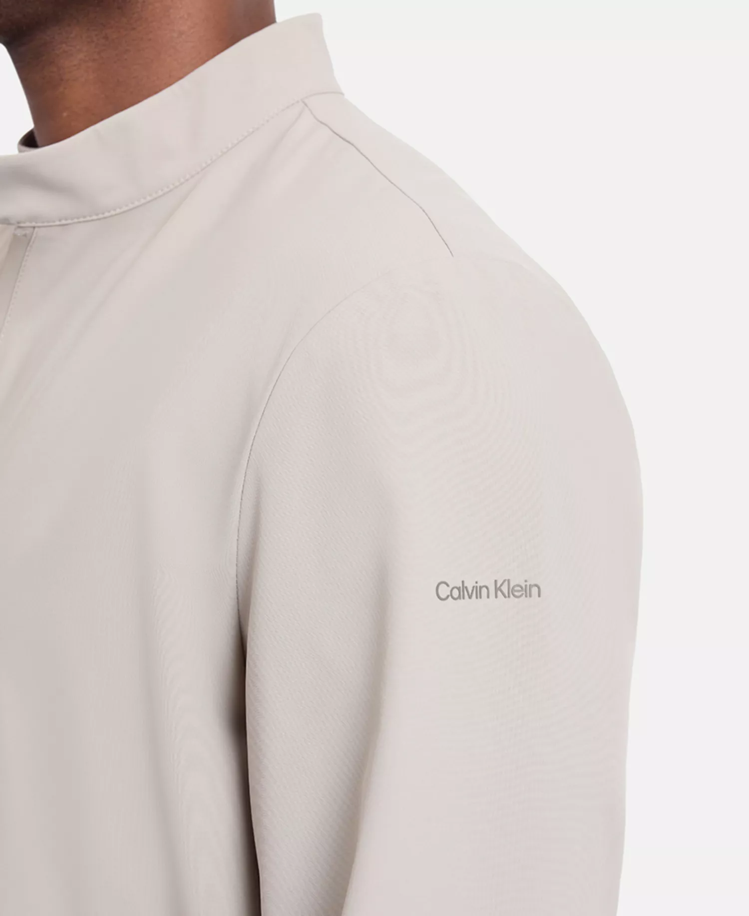 Men's Mesh-Lined Golf Jacket - Vintage Khaki - L