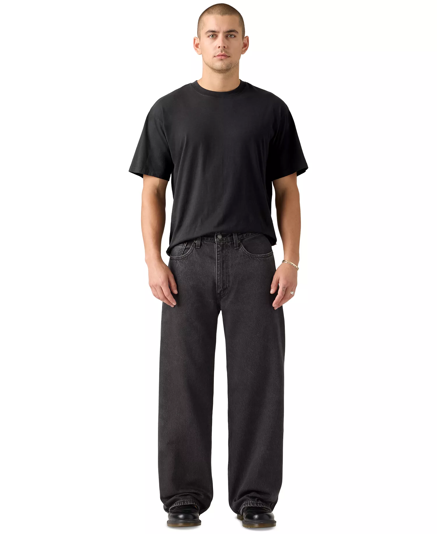 Men's Extra Baggy Jeans - Black - 30 - 30