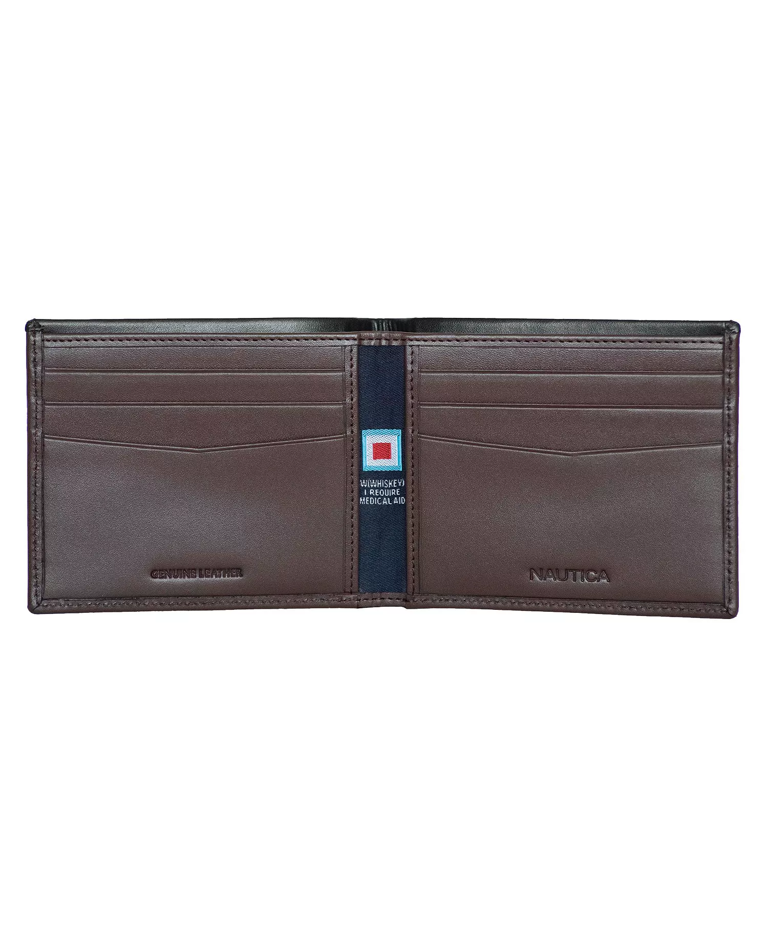 Men's Pop J Class Bifold Wallet - Black, Brown - ONE SIZE