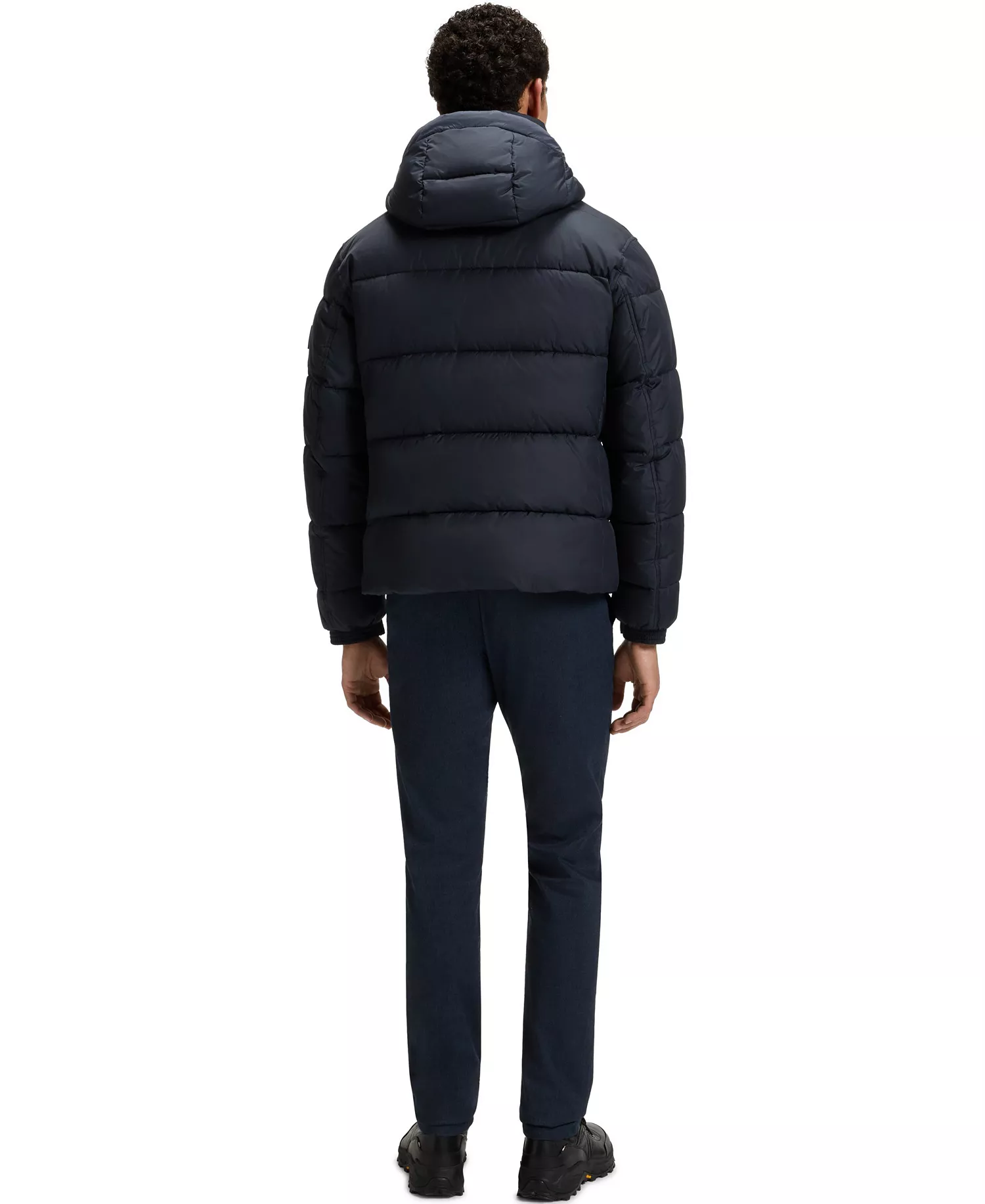 Men's Regular-Fit Water-Repellent Puffer Jacket - Dark Blue - 46R