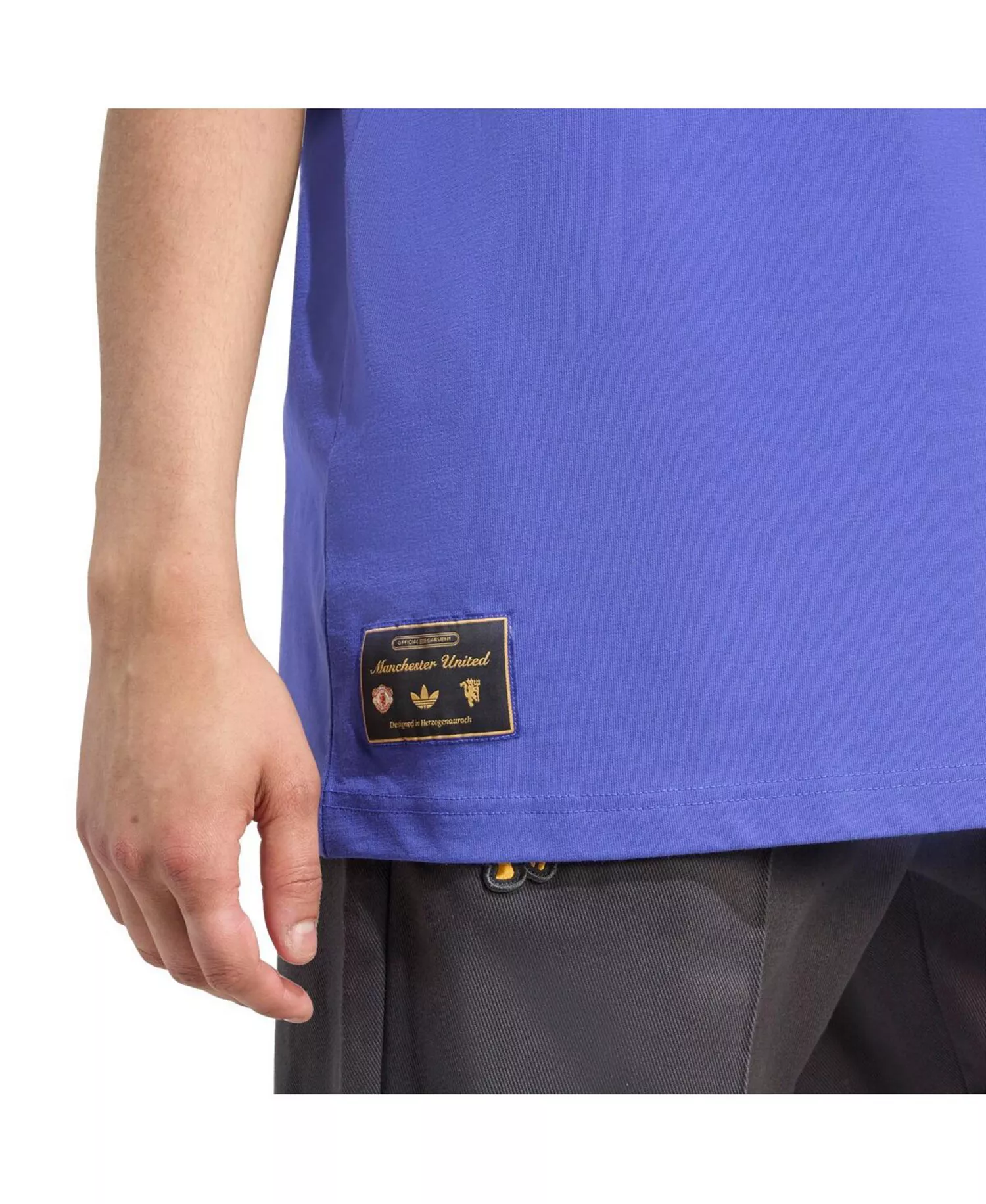 Men's Purple Manchester United Terrace Icons T-Shirt - Purple - L