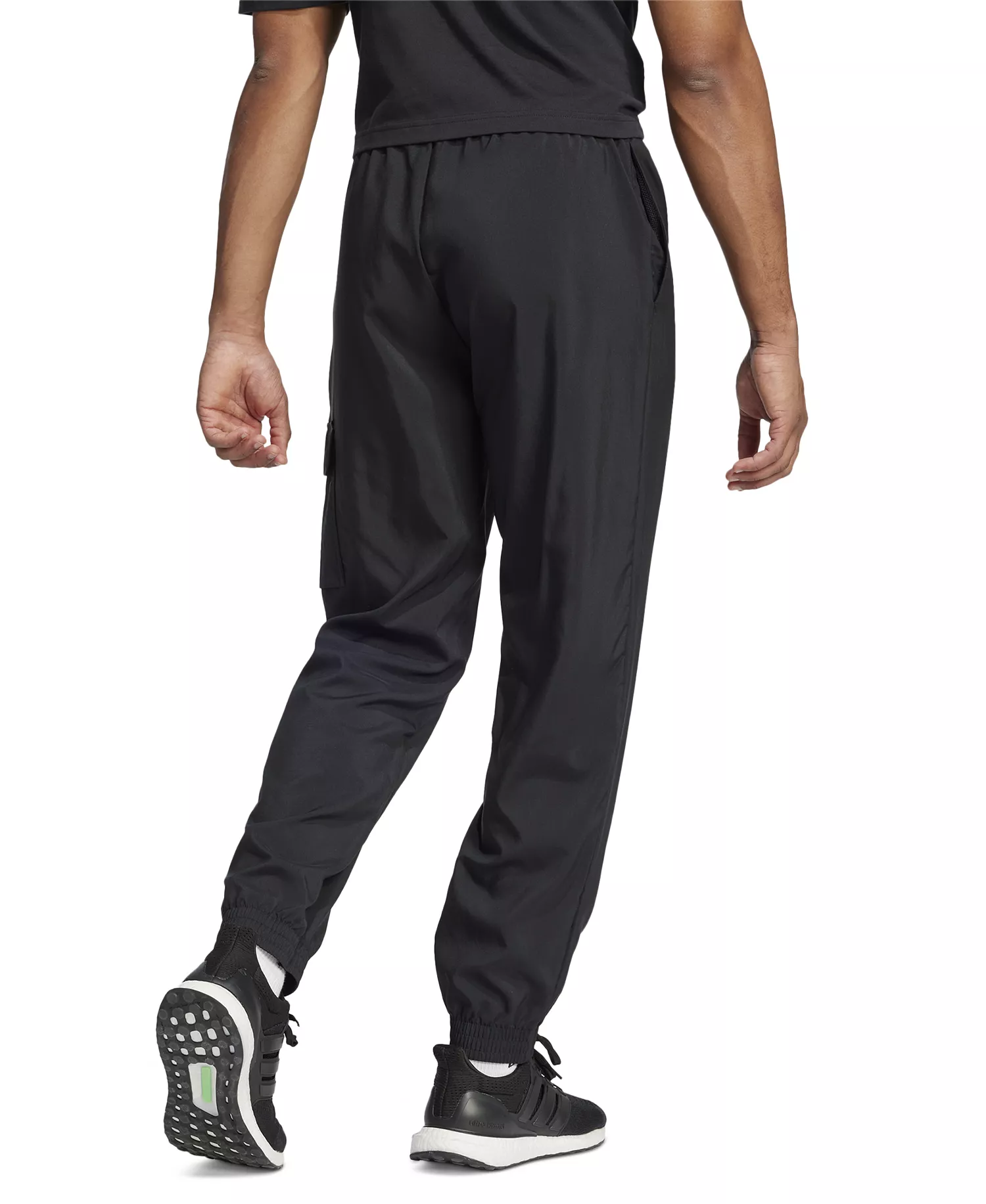 Men's Essentials Small Logo Cargo Pants - Blk/white - 2XL
