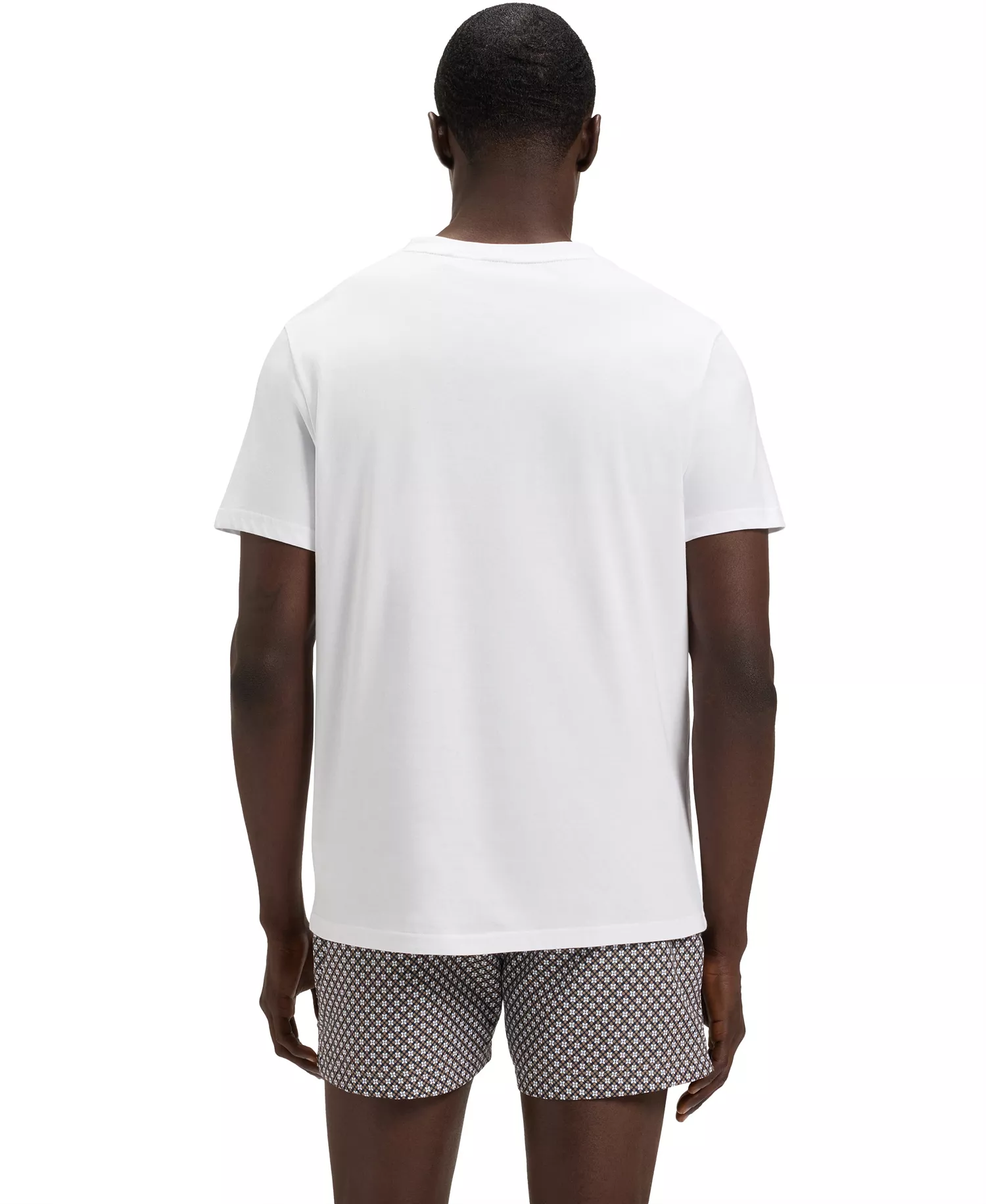 Men's Cotton-Jersey Regular-Fit T-Shirt - White - 2XL