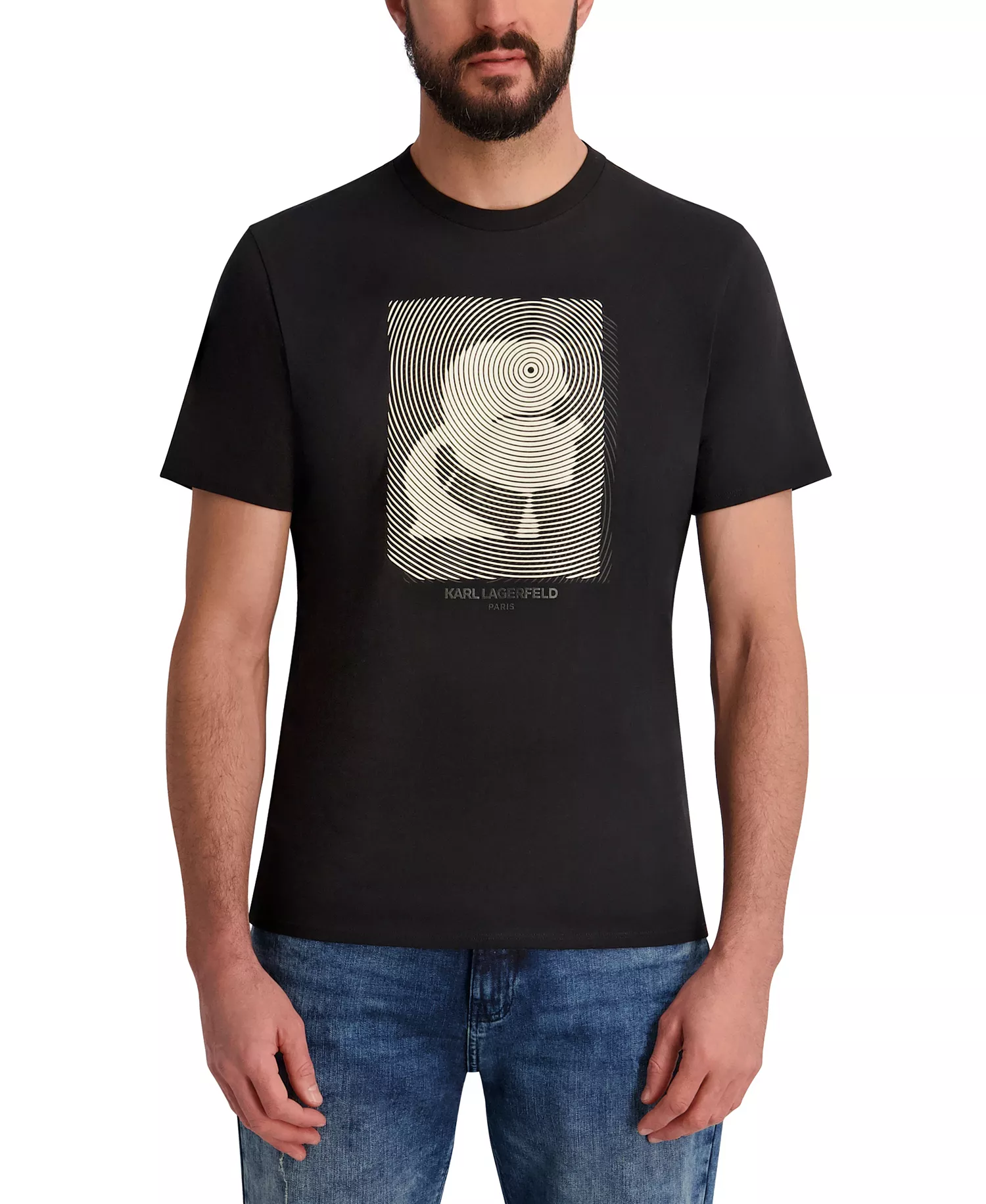 Men's Karl In a Trance T-Shirt - Black - 2XL