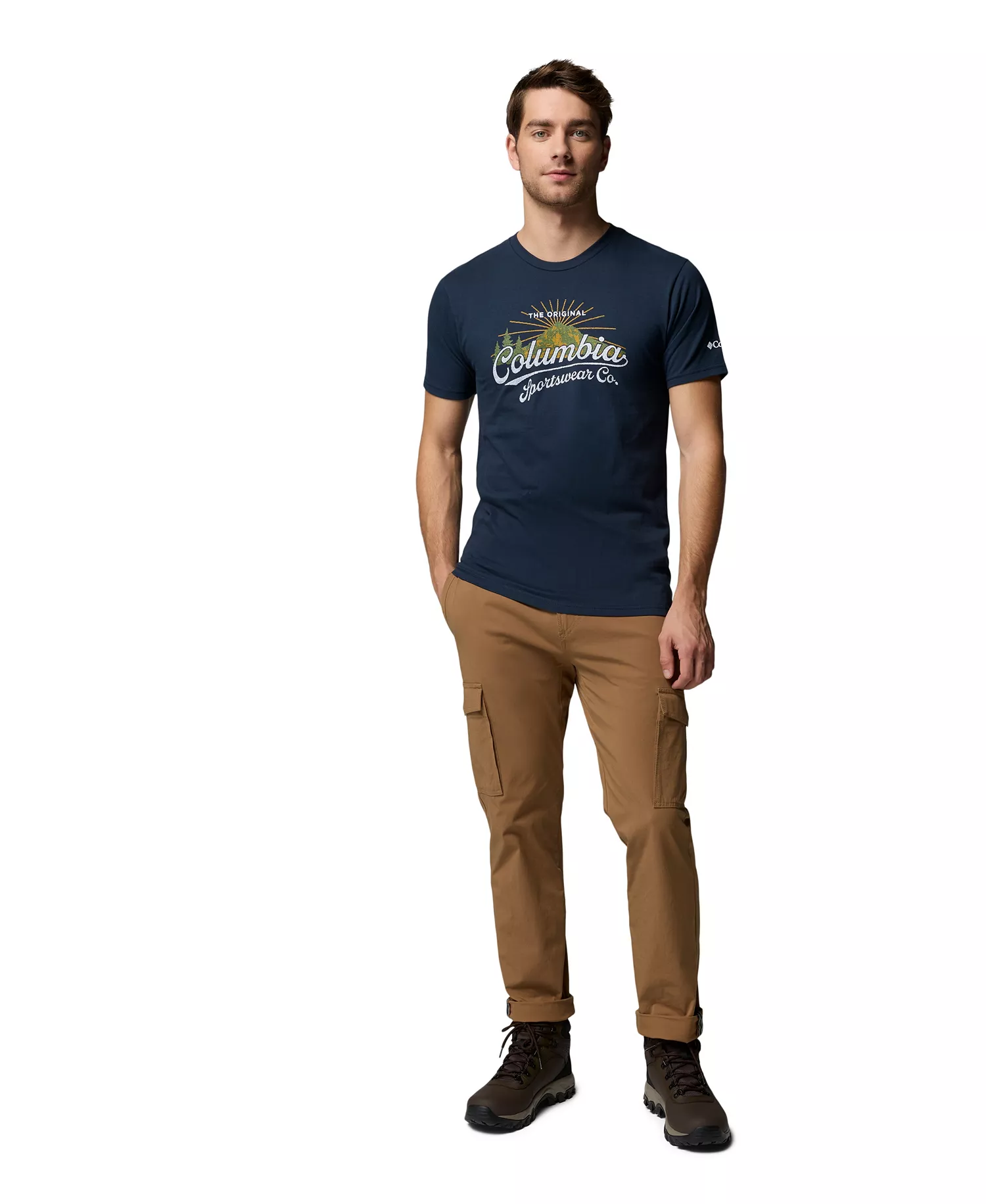 Men's Original Graphic T-Shirt - Columbia Navy - L