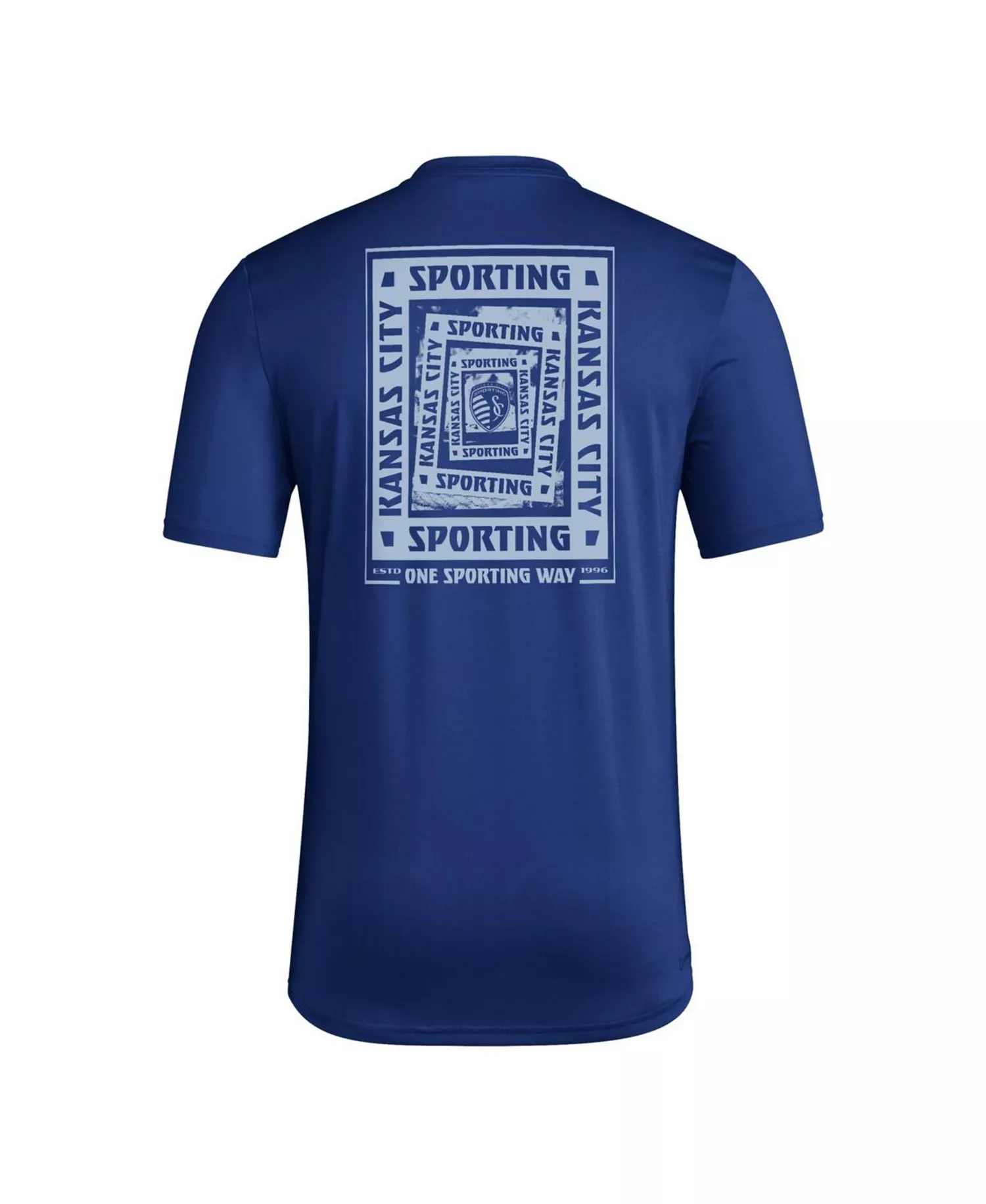 Men's Navy Sporting Kansas City Local Wrap T-Shirt - Navy - L