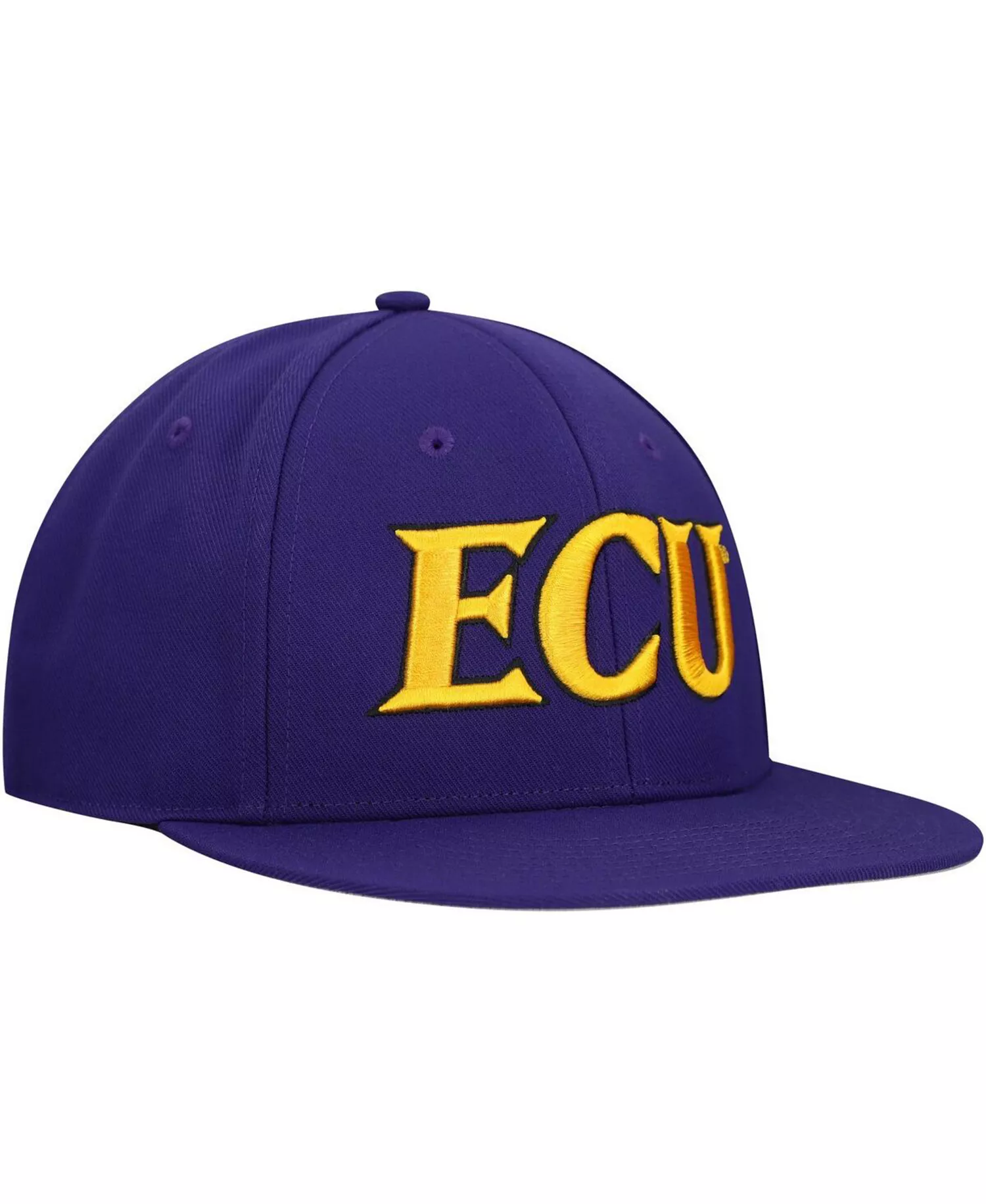 Men's Purple ECU Pirates on Field Fitted Hat - Purple - L/XL