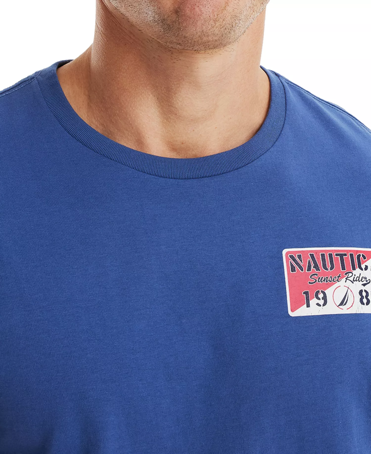 Men's Beach Vibe Graphic T-Shirt - Union Blue - 2XL