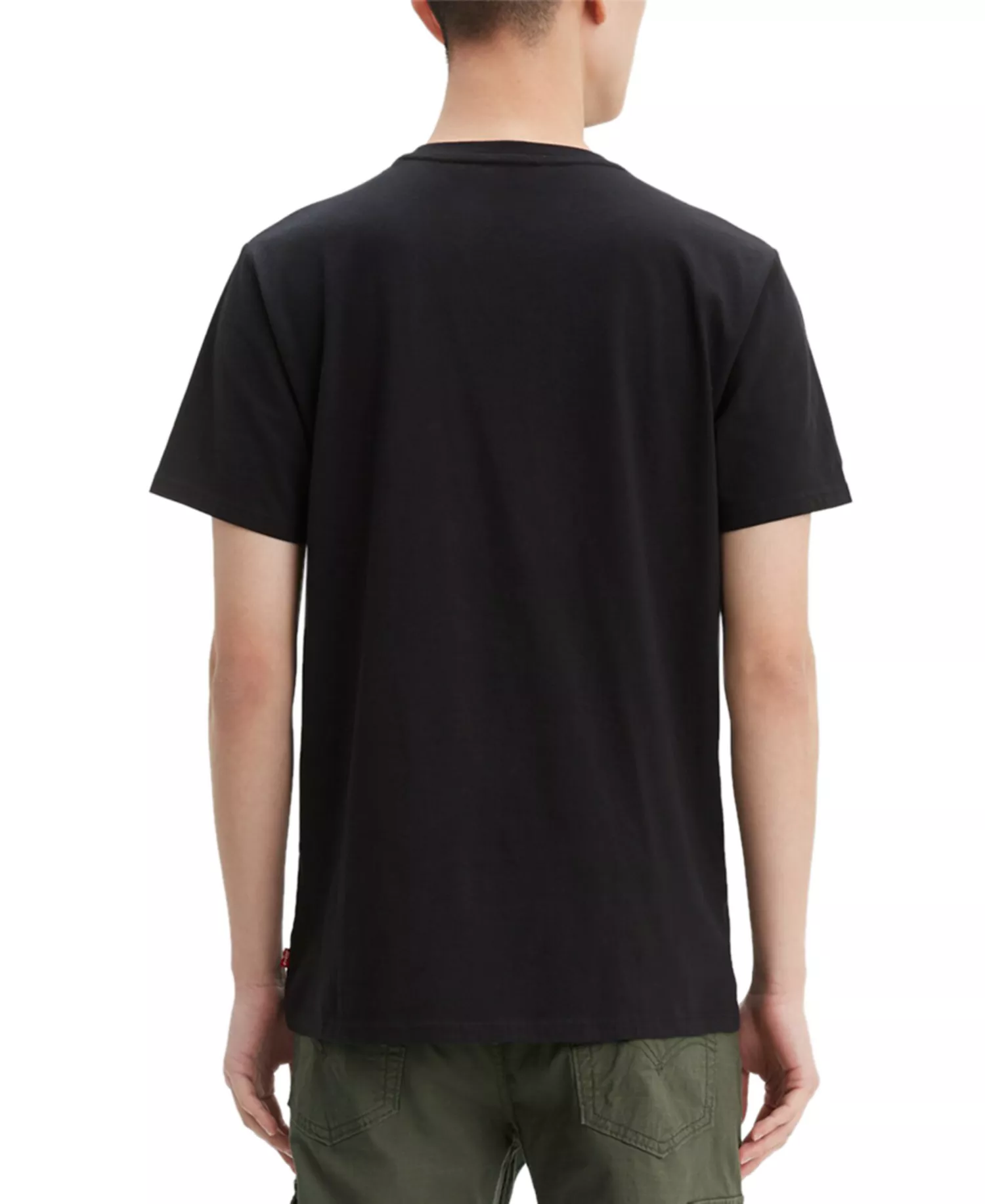 Men's 2-Horse Graphic Regular Fit Crewneck T-shirt - Black - 2XL