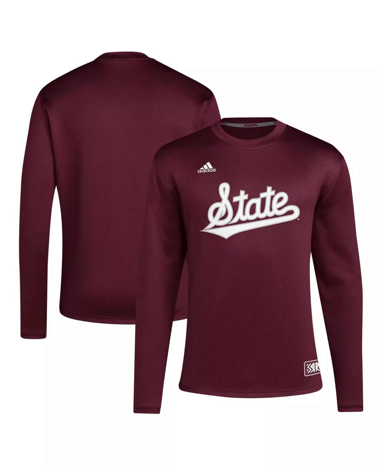 Men's Maroon Mississippi State Bulldogs Reverse Retro Baseball Script Pullover Sweatshirt - Maroon - L