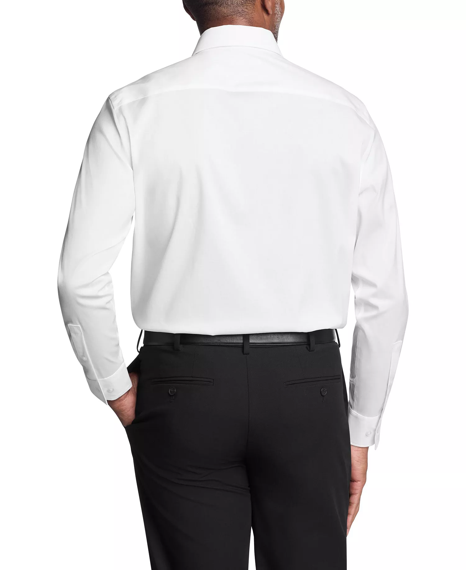 Men's Stretch Slim Fit Dress Shirt - White - 14 32/33