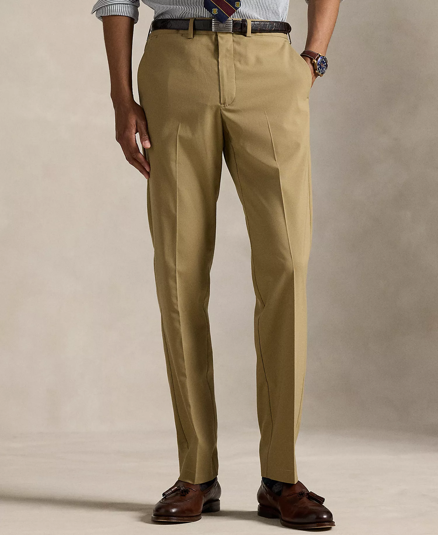 Men's Manhasset Stretch Straight-Fit Pants - Desert Khaki - 30x30