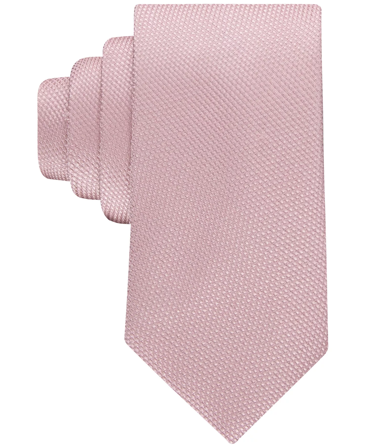 Men's Coventry Solid Textured Tie - Pink - ONE SIZE