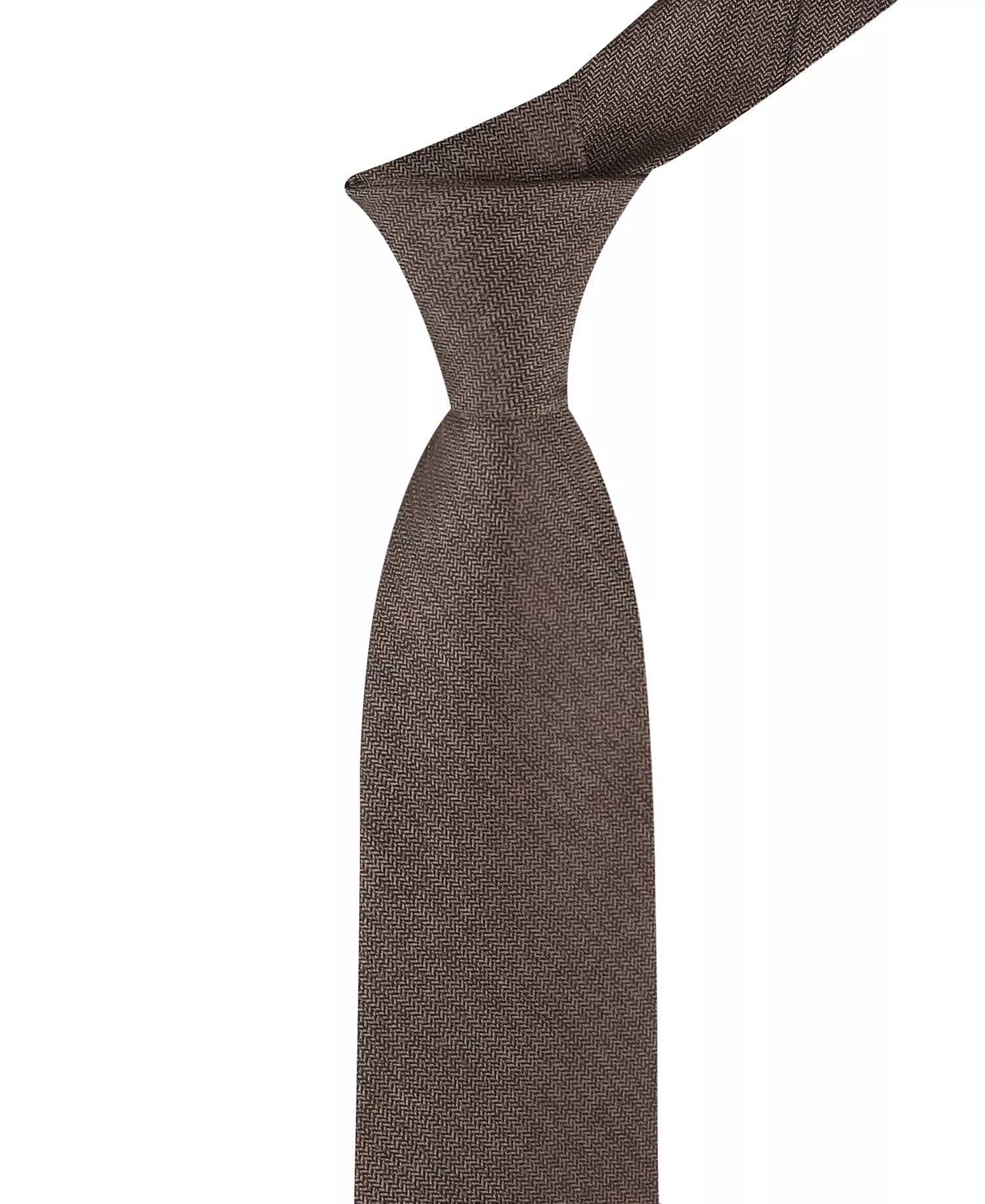 Men's Harlan Seasonal Solid Tie - Brown - ONE SIZE