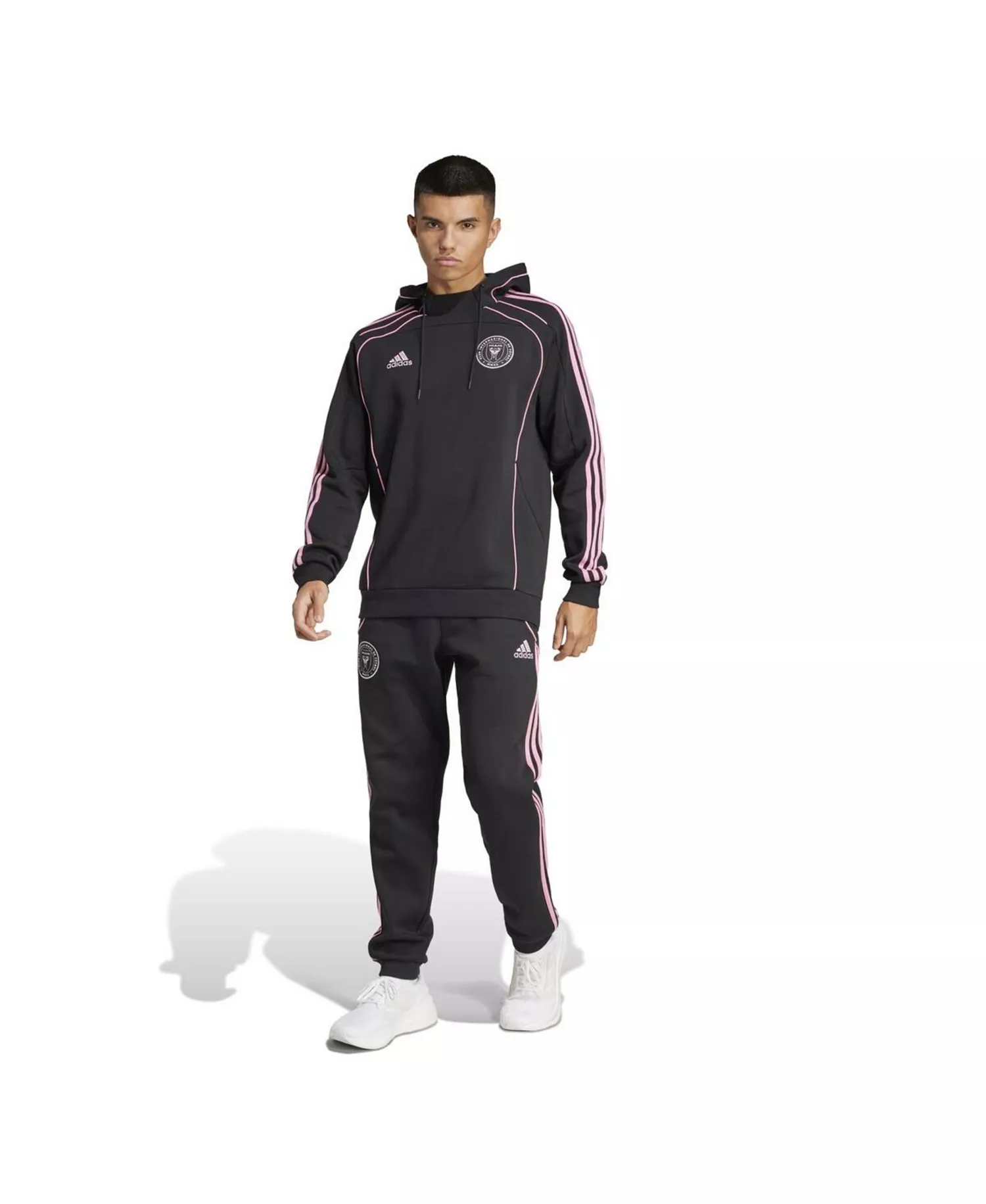 Men's Black Inter Miami CF 2025 Travel Pullover Hoodie - Black - 3XL