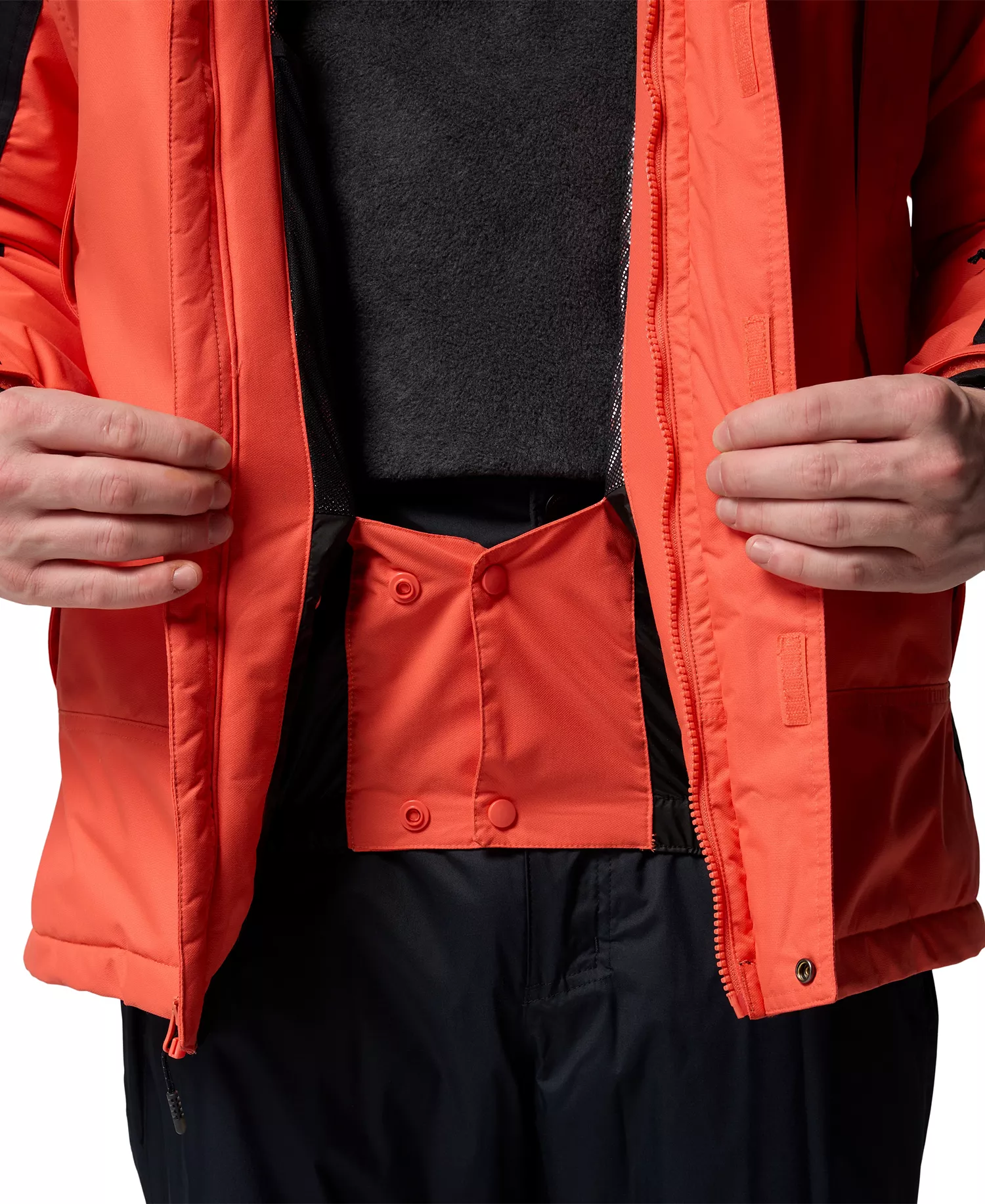 Men's Shotski Tech Ski Jacket - Zing/Black - XXL