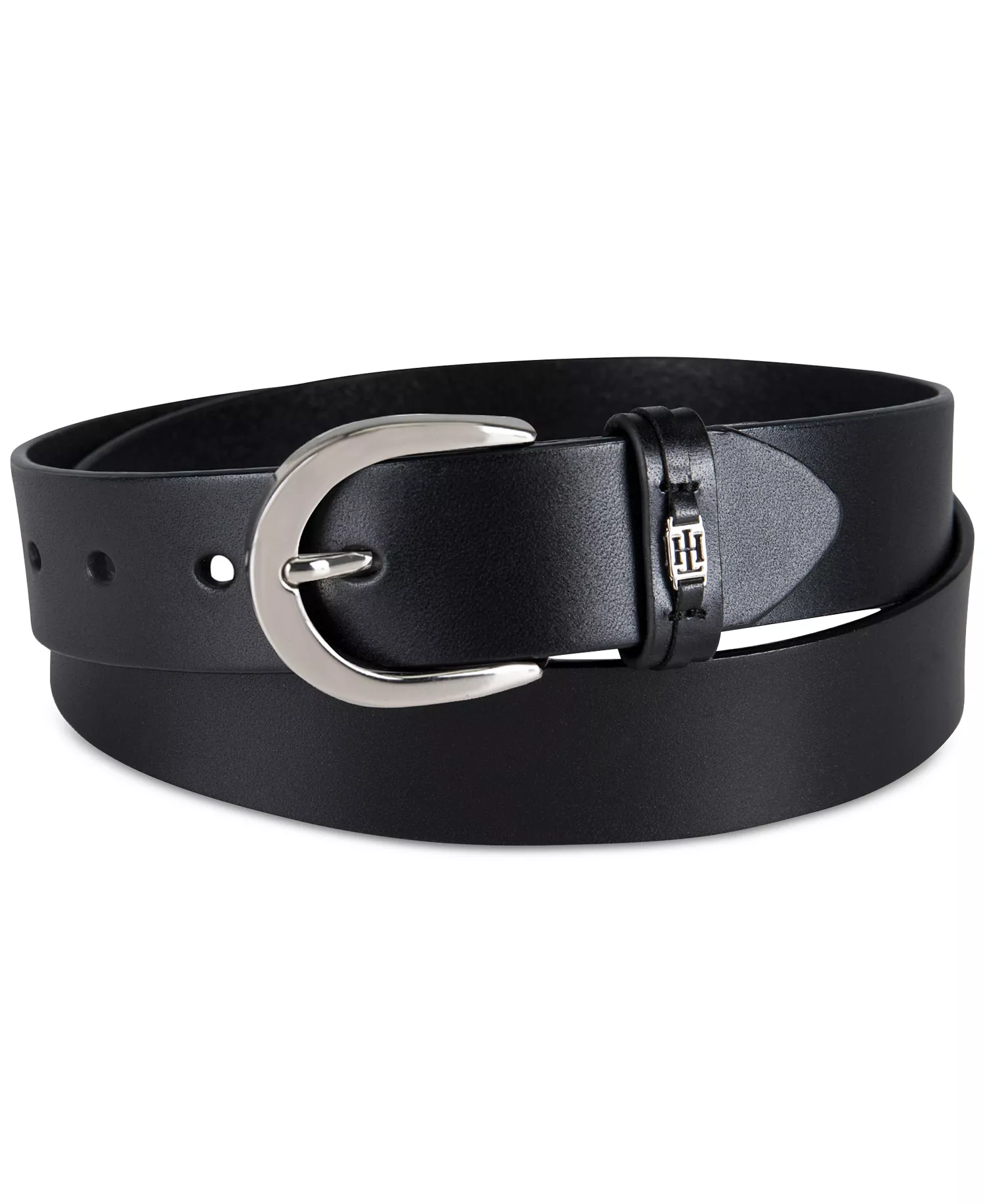Women's Signature Leather Jean Belt - Black - 2X
