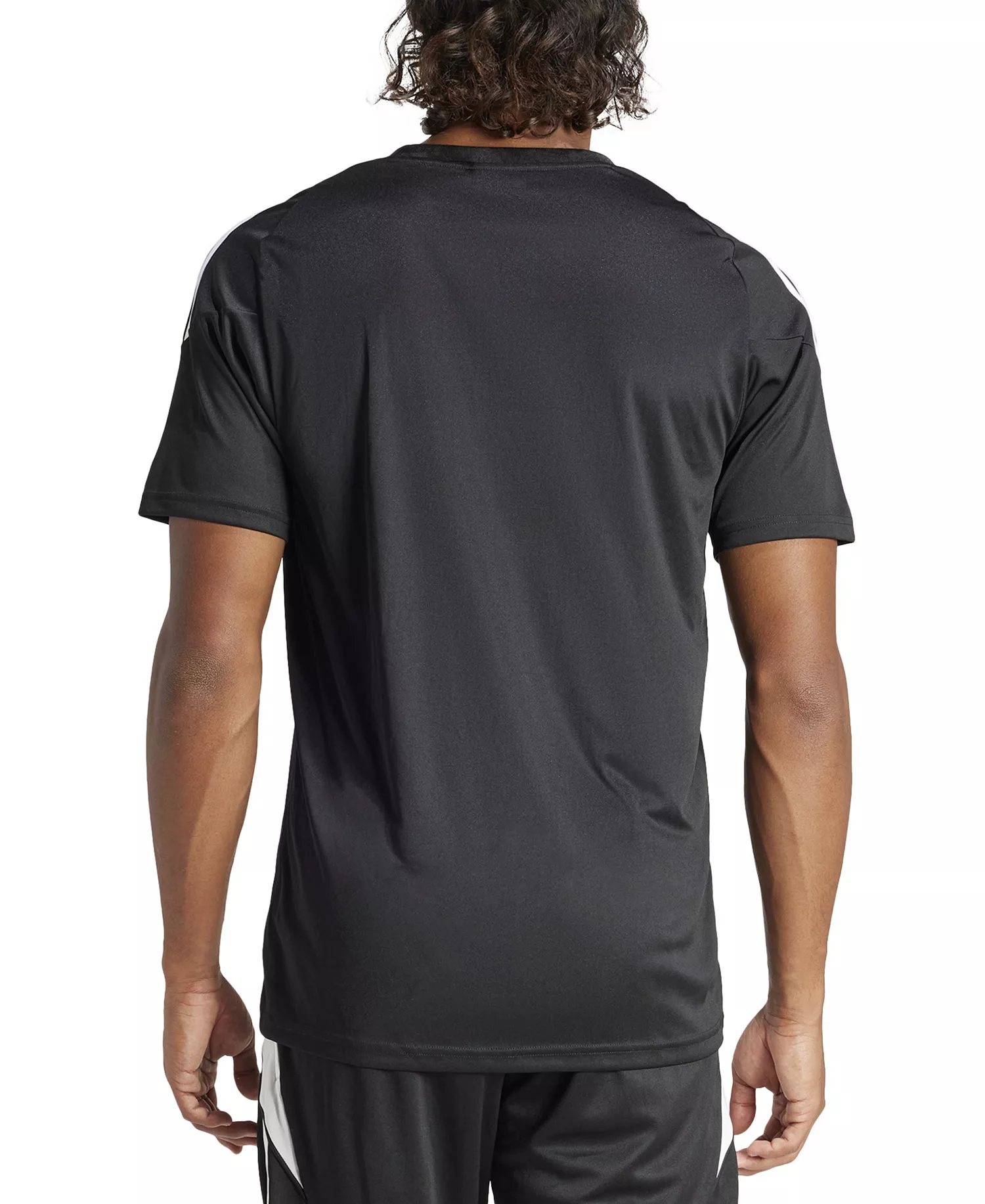 Men's Tiro 24 Slim-fit Performance 3-Stripes Jersey - Black/White - 2XL