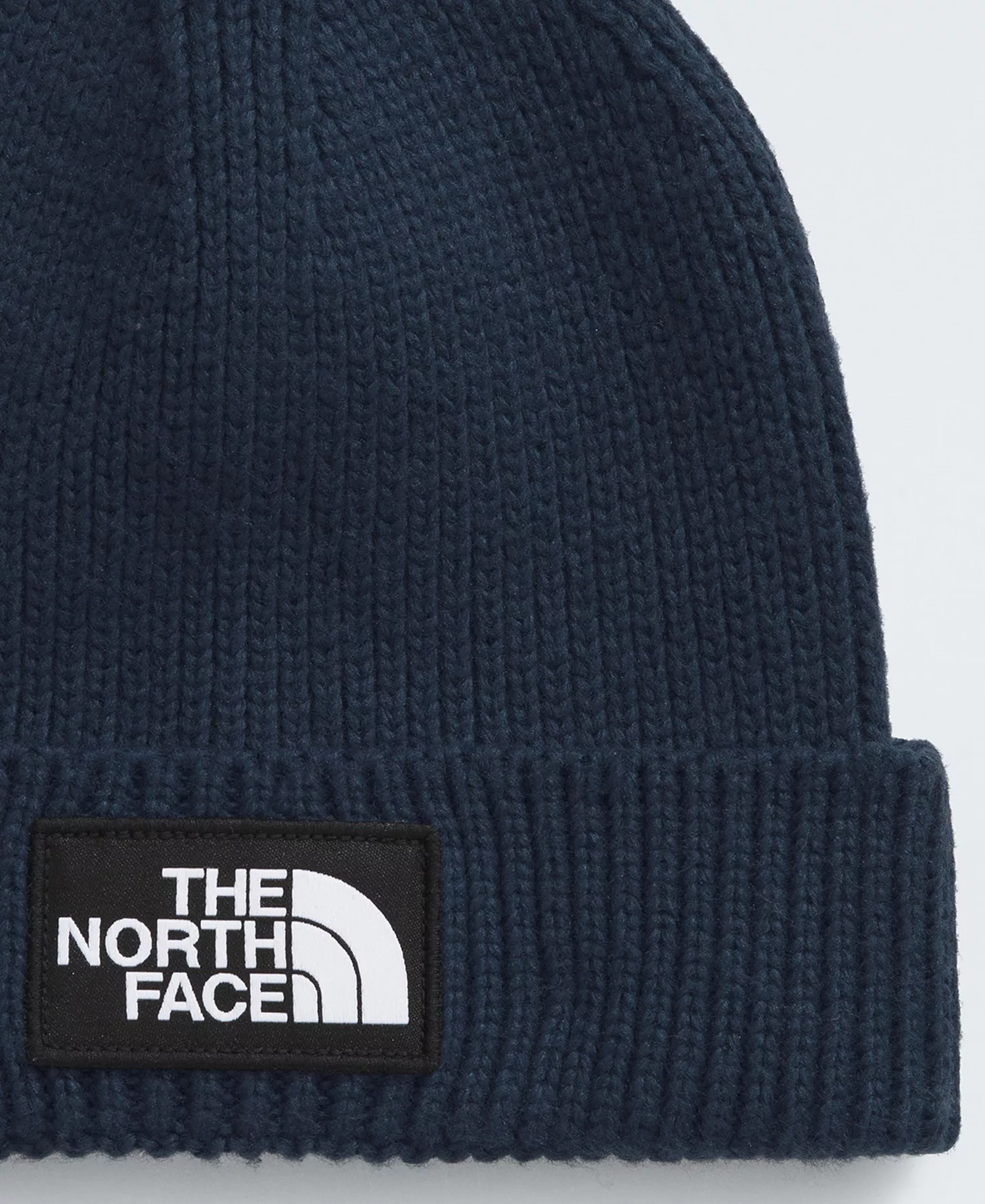 Men's TNF Logo Box Cuffed Beanie - Summit Navy - ONE SIZE