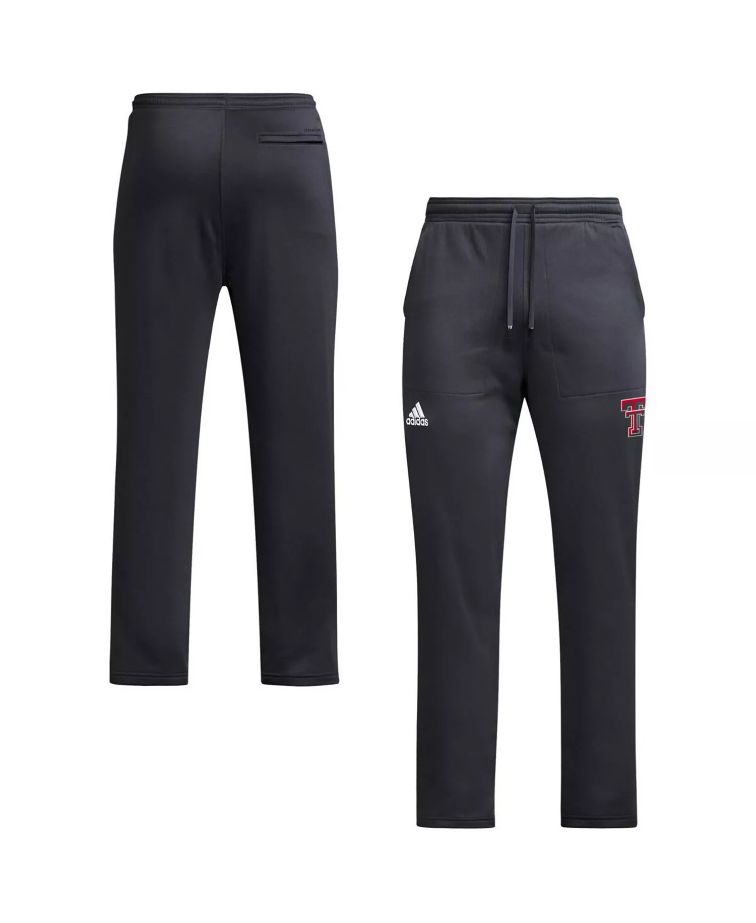 Men's Black Texas Tech Red Raiders Open Hem AEROREADY Pants - Black - 2XL
