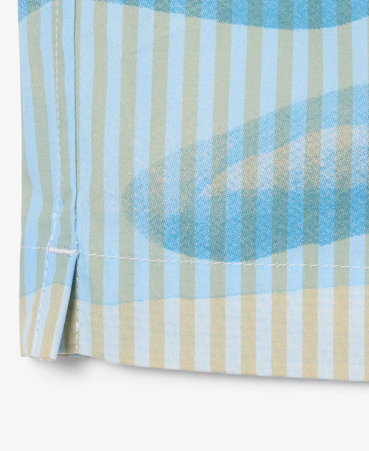 Men's Relaxed-Fit Striped Crocodile Shirt - White/Millet - 2XL