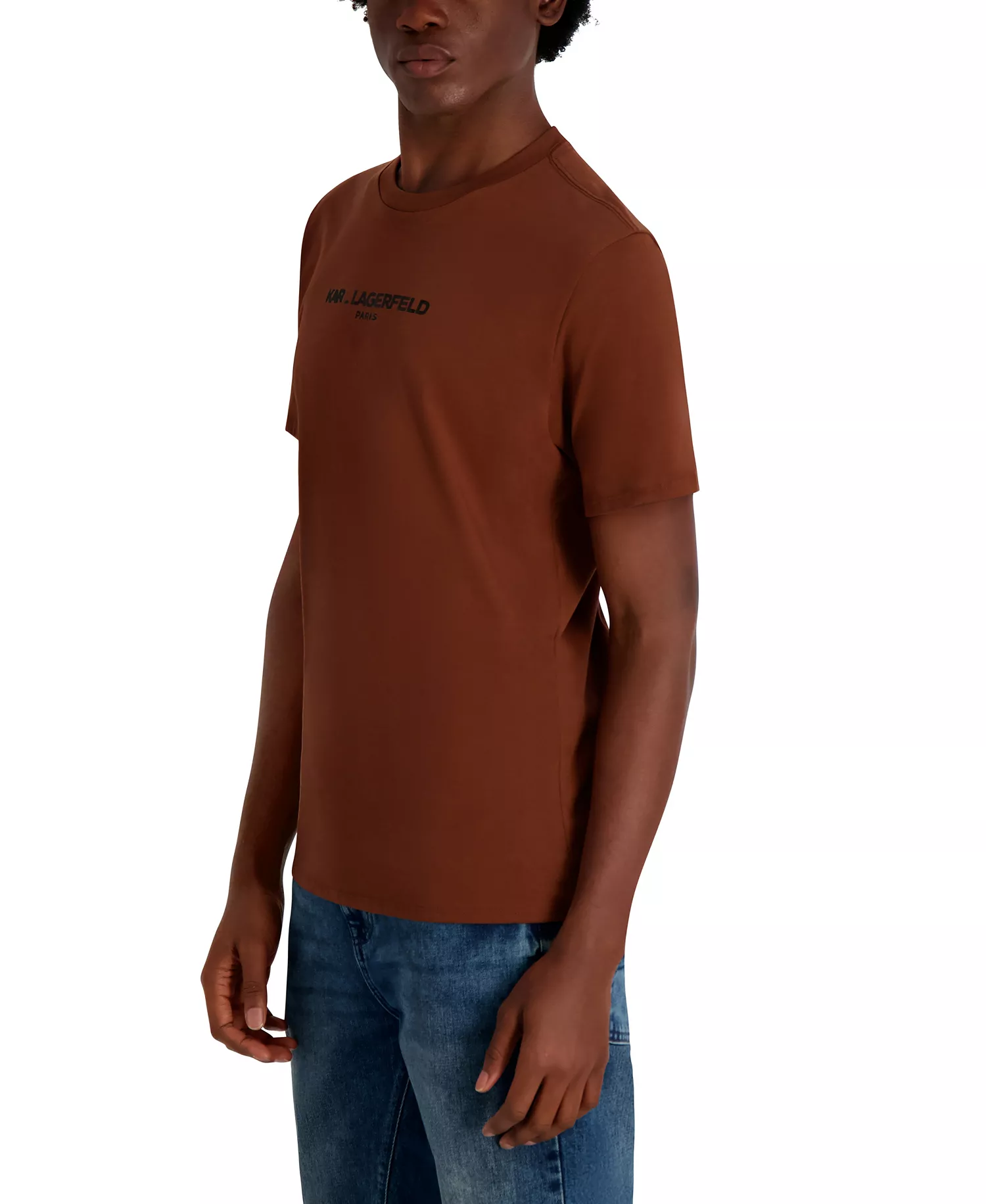 Men's Core Short Sleeve Crewneck Logo T-Shirt - Cappuccino - 2XL