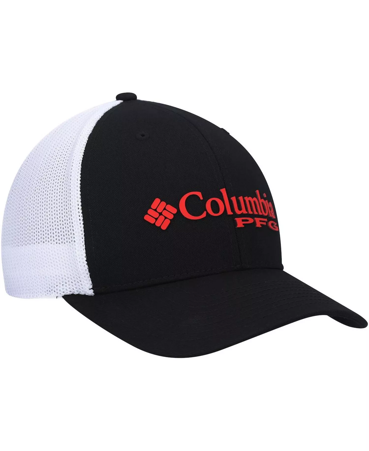 Men's Black Nebraska Huskers PFG Logo Snapback Hat - Black - One Size Fits All